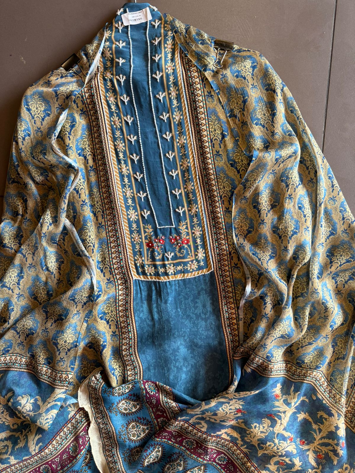 Pure crepe Pakistani digital prints (Unstitched fabrics)