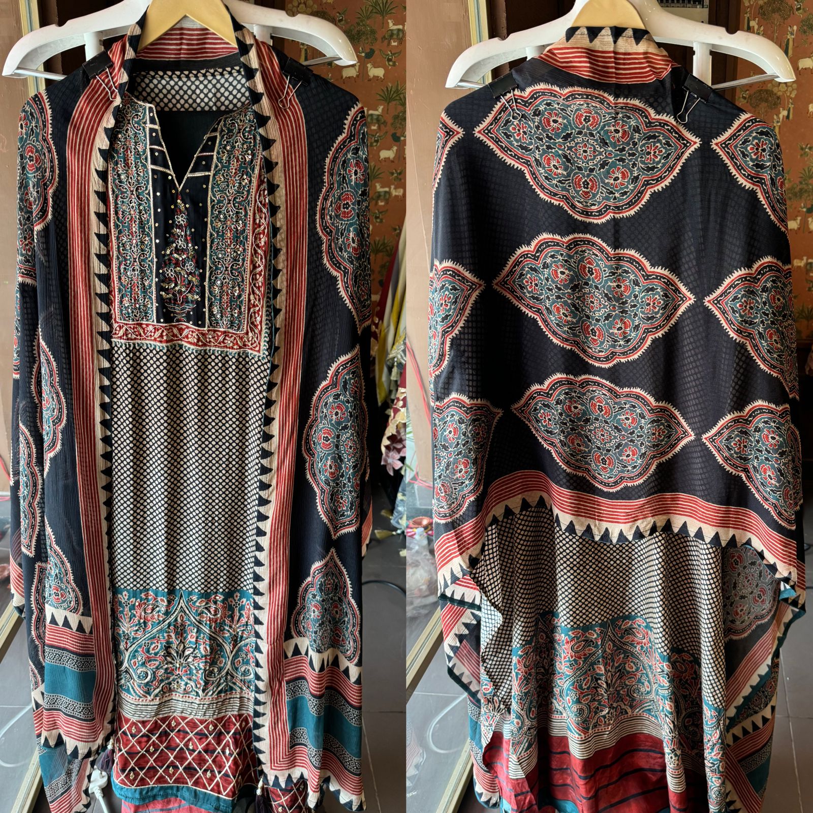 Pure Crepe Shirt (Unstitched)