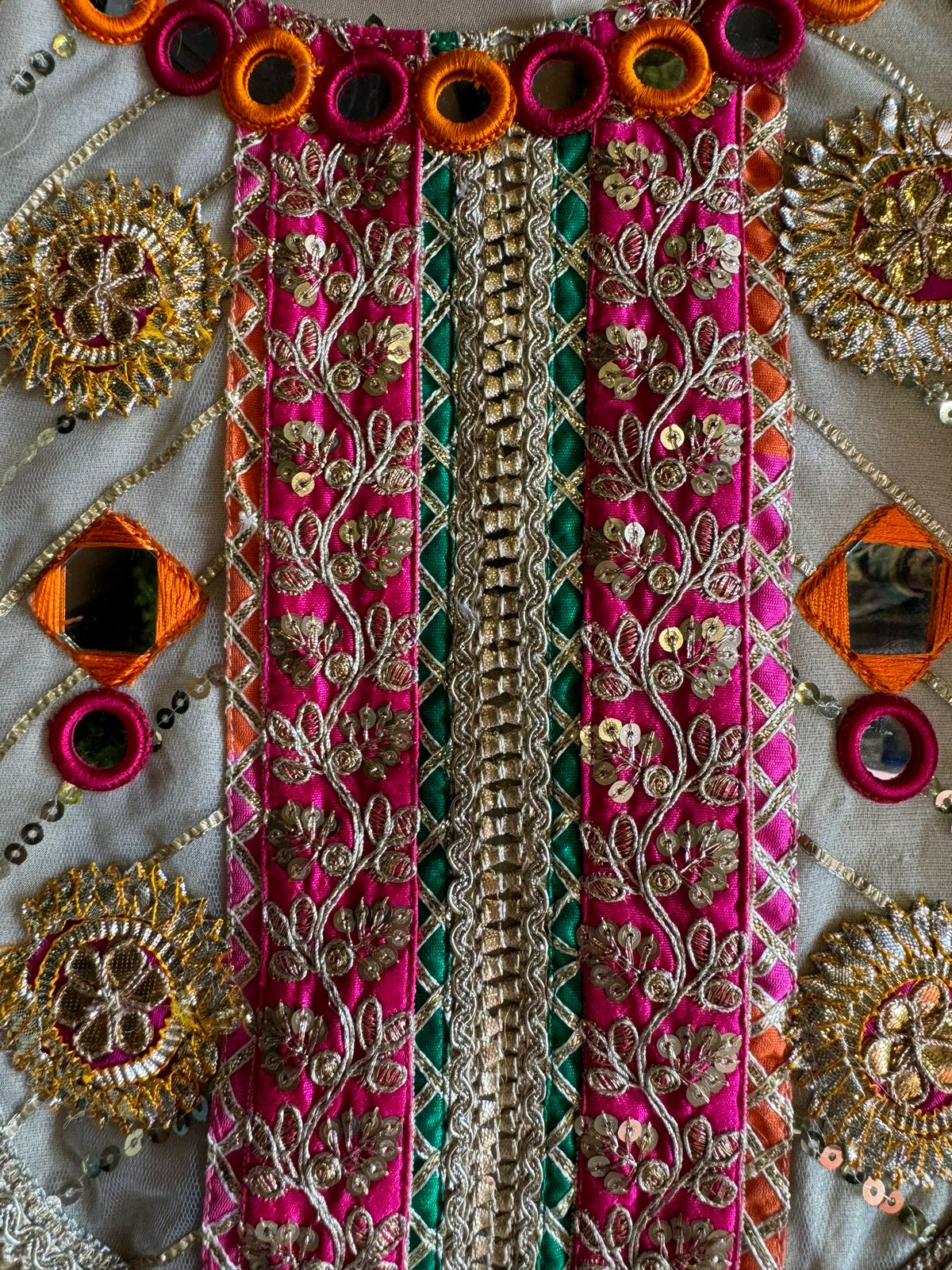 Pure shimmer tissue silk top