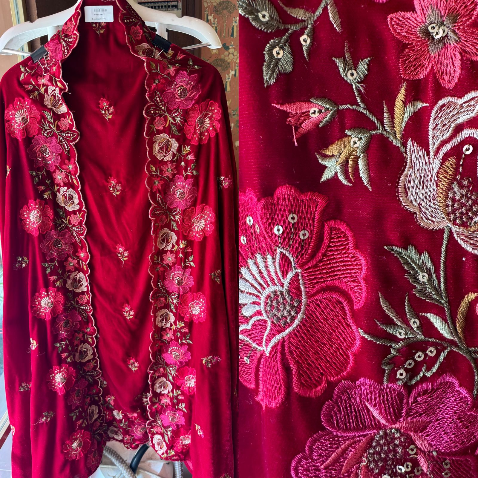 Micro velvet Unstitched suit