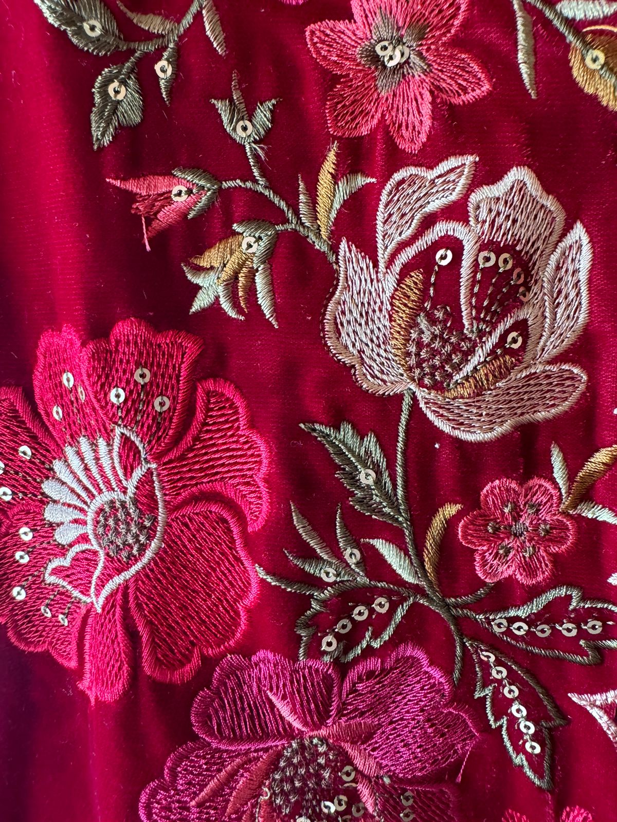 Micro velvet Unstitched suit