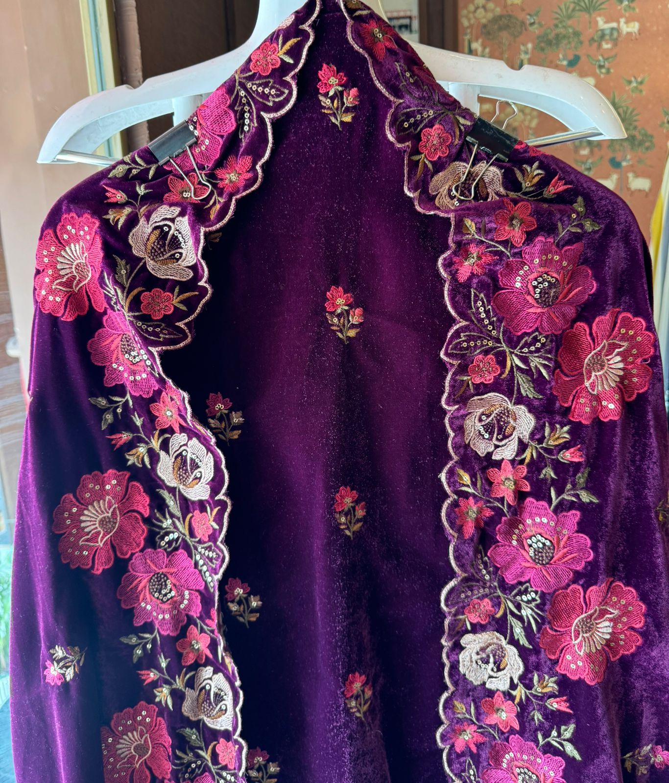 Micro velvet Unstitched suit