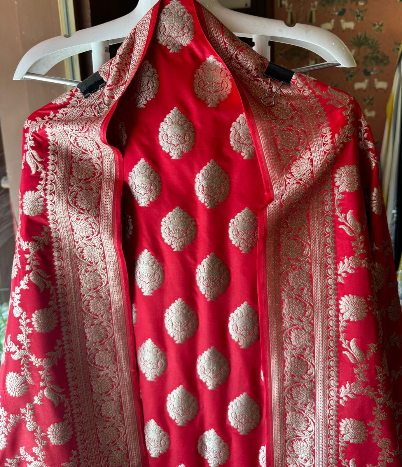 Shop Our New Butidar Banarsi silk Unstitched Suits fabrics