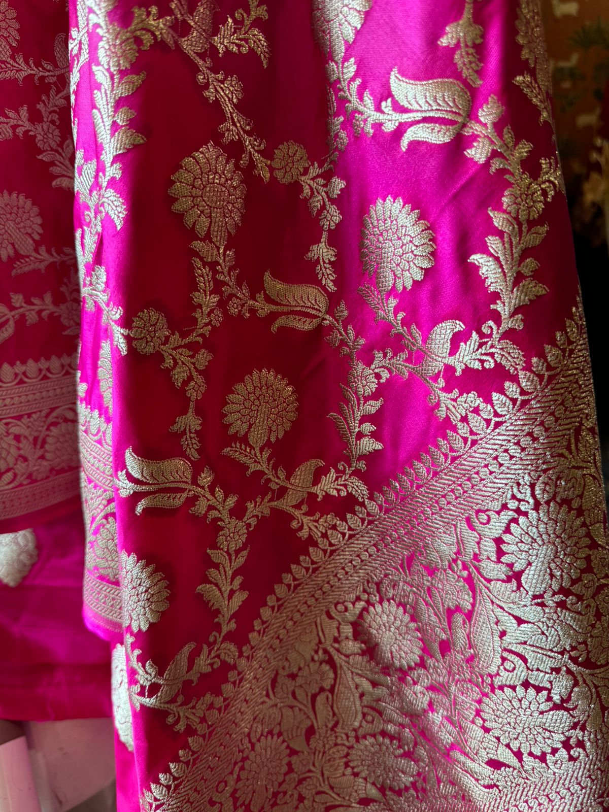 Shop Our New Butidar Banarsi silk Unstitched Suits fabrics