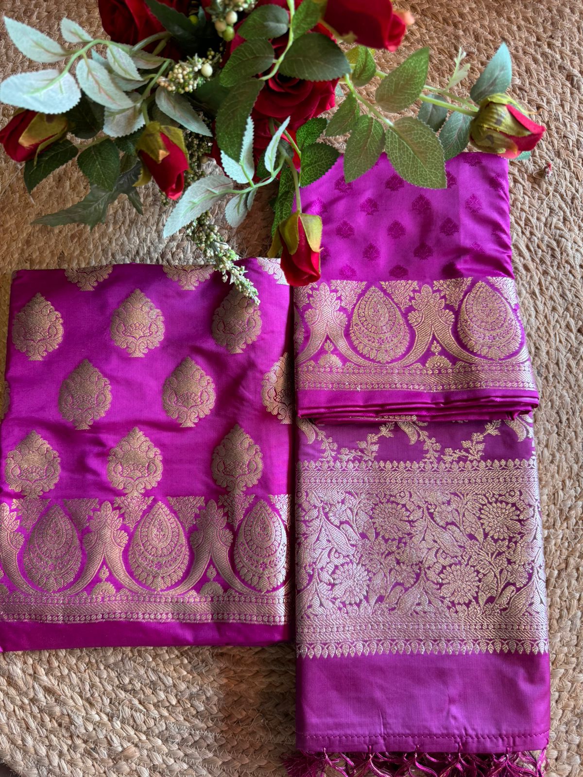 Shop Our New Butidar Banarsi silk Unstitched Suits fabrics
