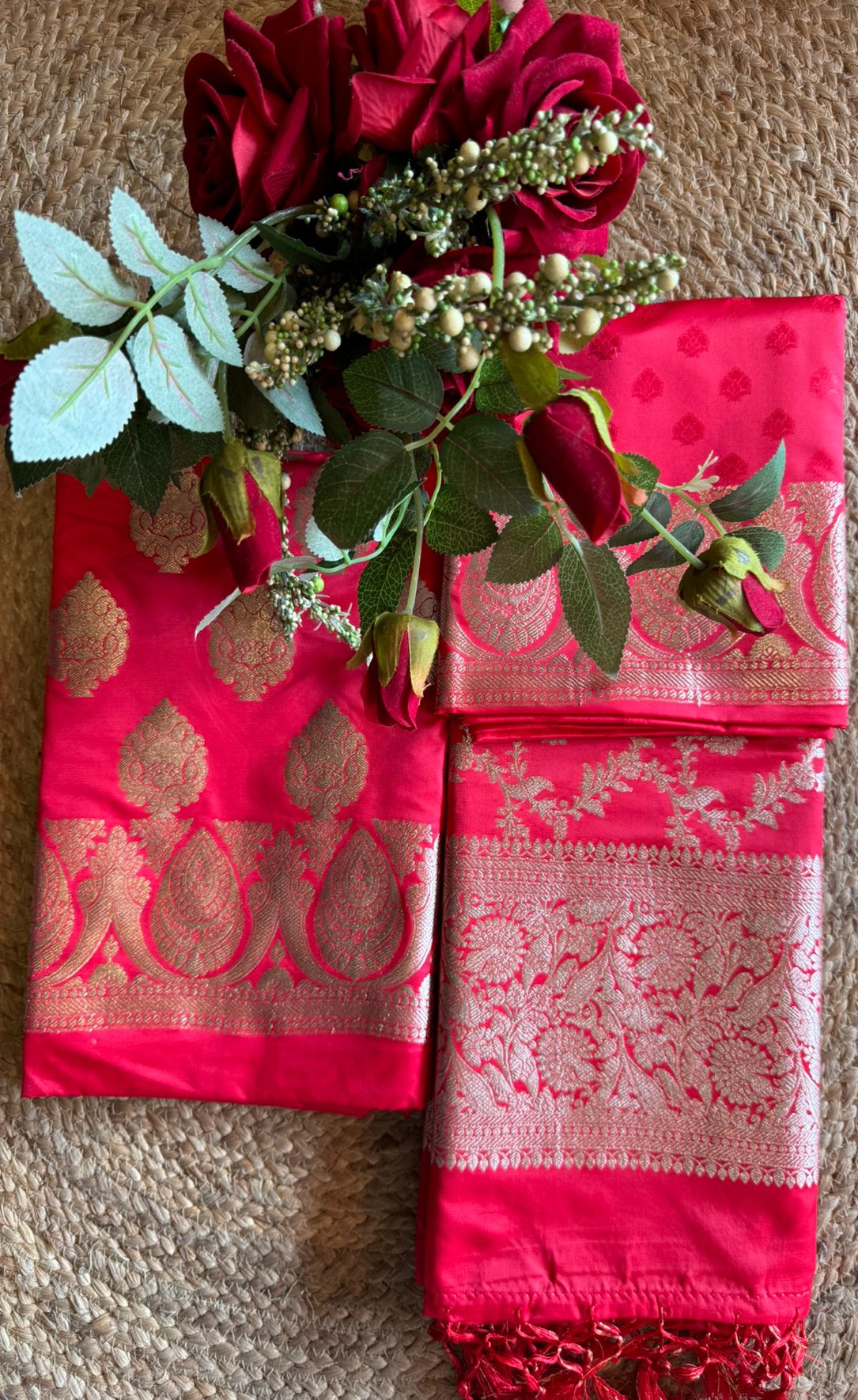 Shop Our New Butidar Banarsi silk Unstitched Suits fabrics