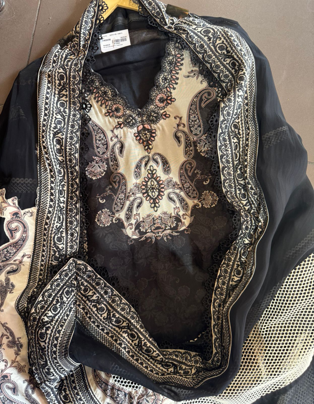 Pure Dry Silk Digital Printed (Unstitched suit)