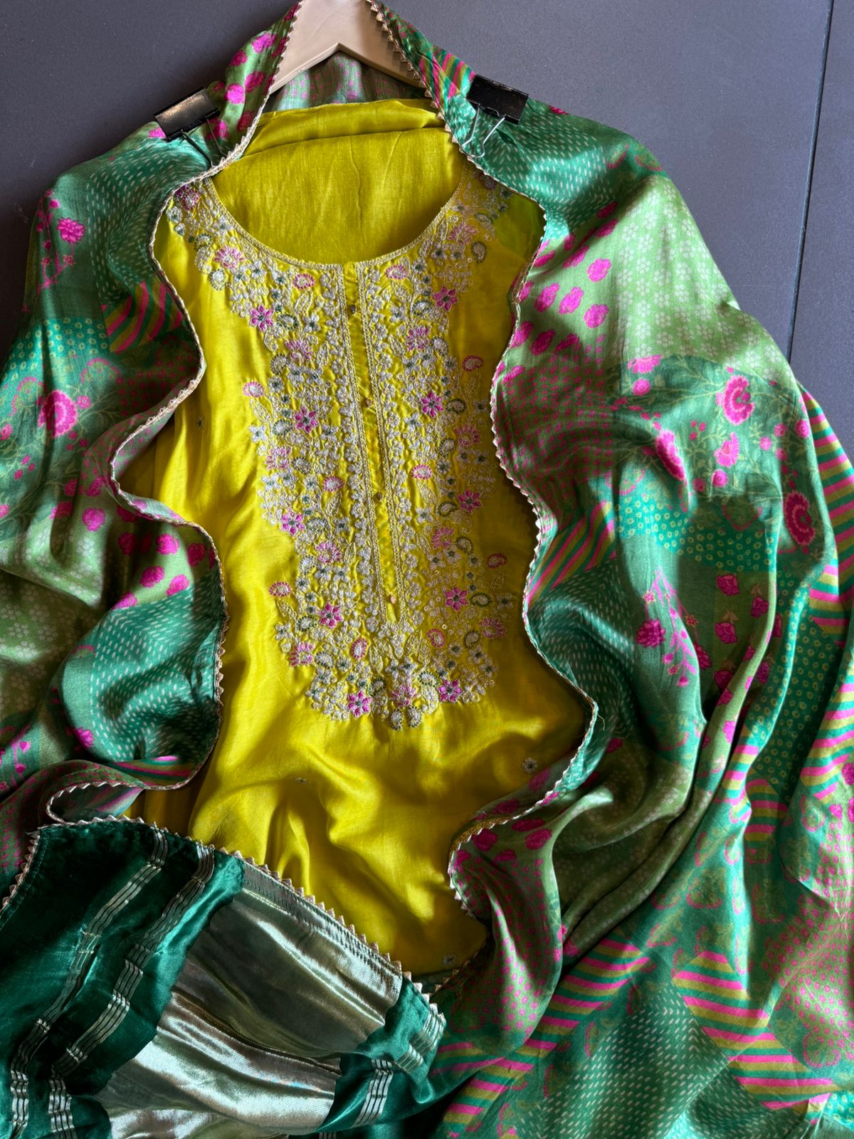 Pure Silk Shirt with Beautiful Dori