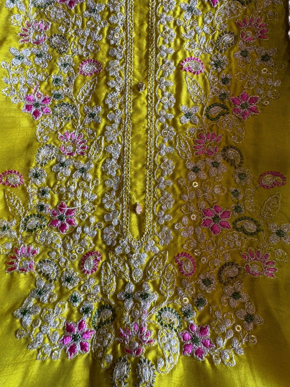 Pure Silk Shirt with Beautiful Dori