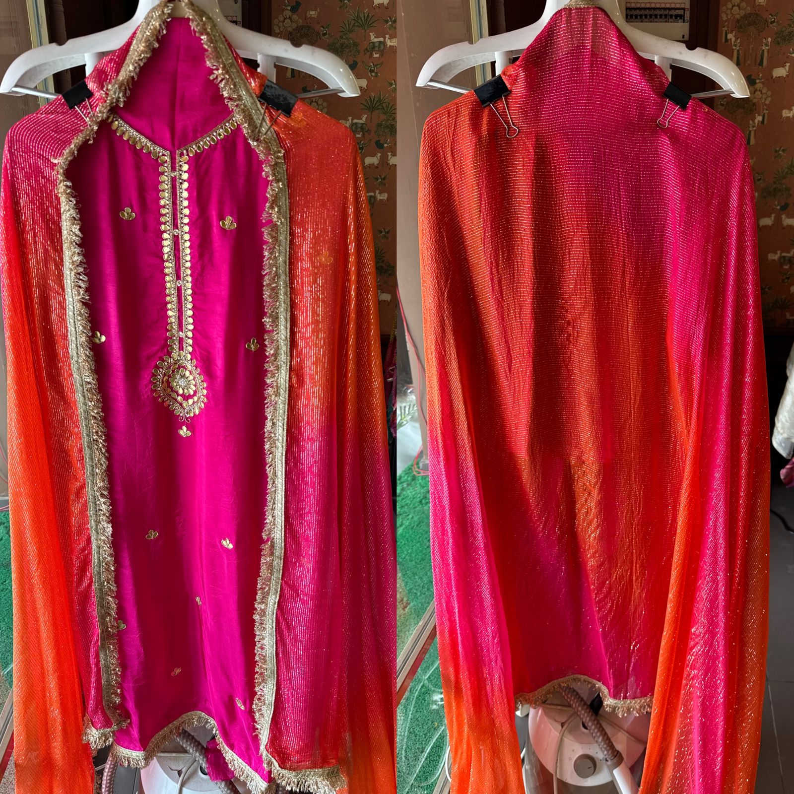 Pure Soft Silk Unstitched Shirt