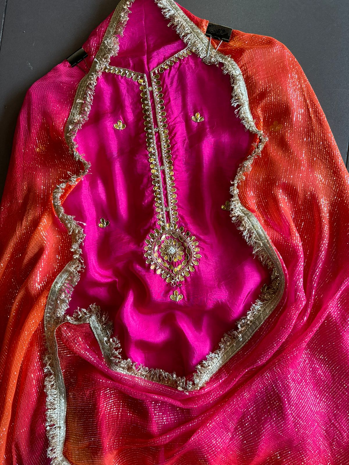 Pure Soft Silk Unstitched Shirt