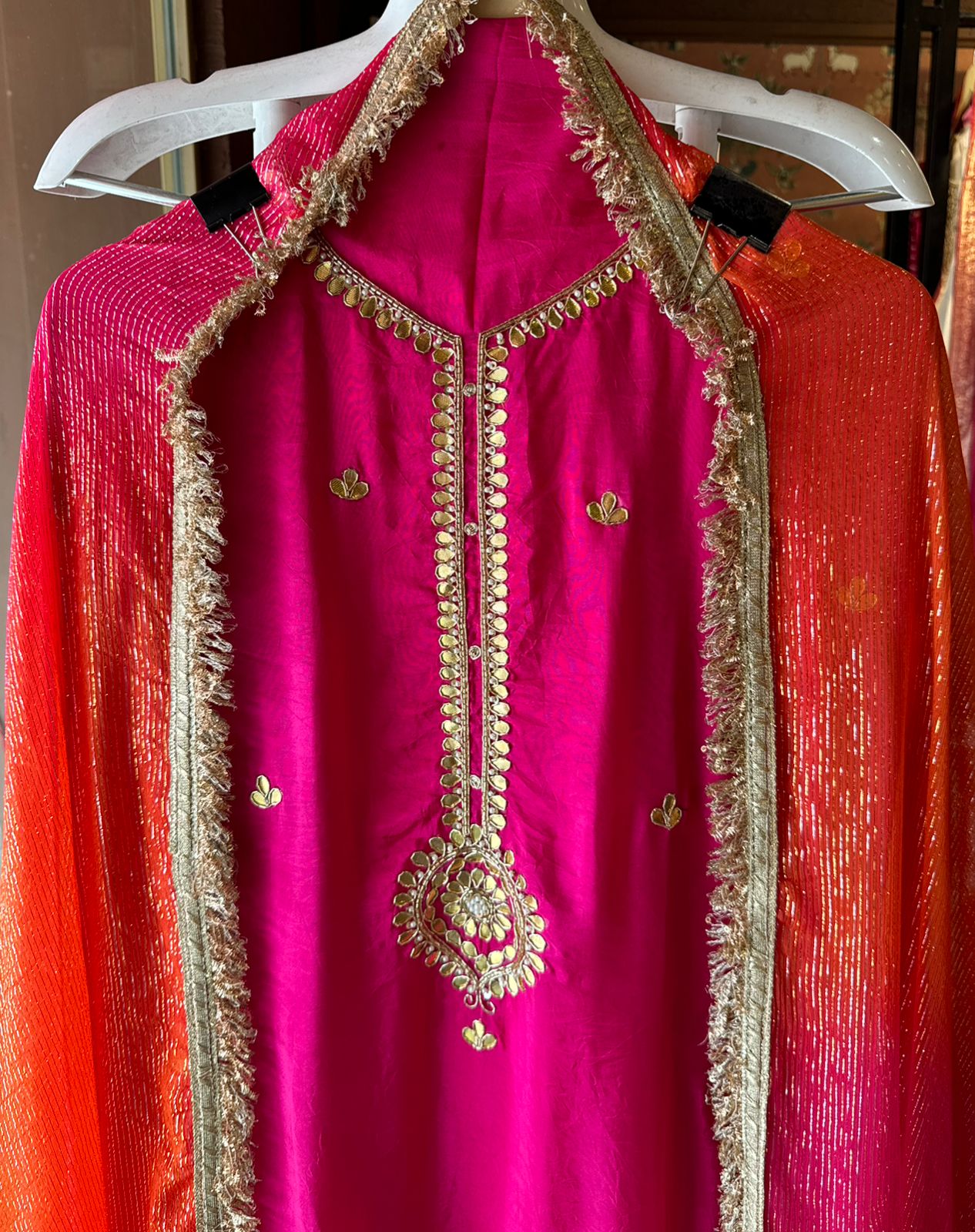 Pure Soft Silk Unstitched Shirt