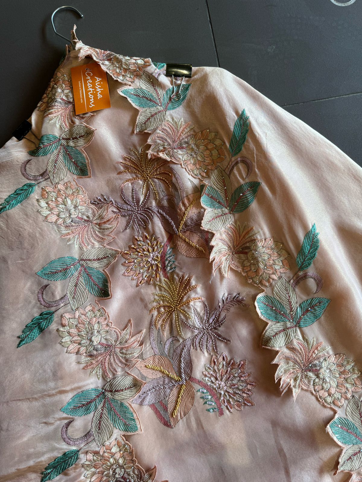 Shimmer tissue unstitched full size shirt