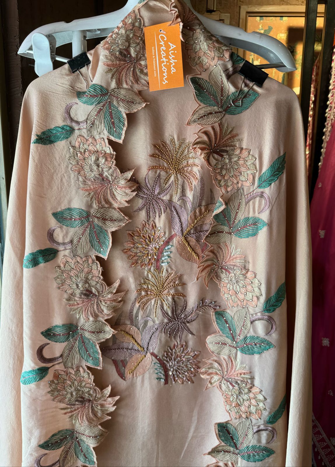 Shimmer tissue unstitched full size shirt