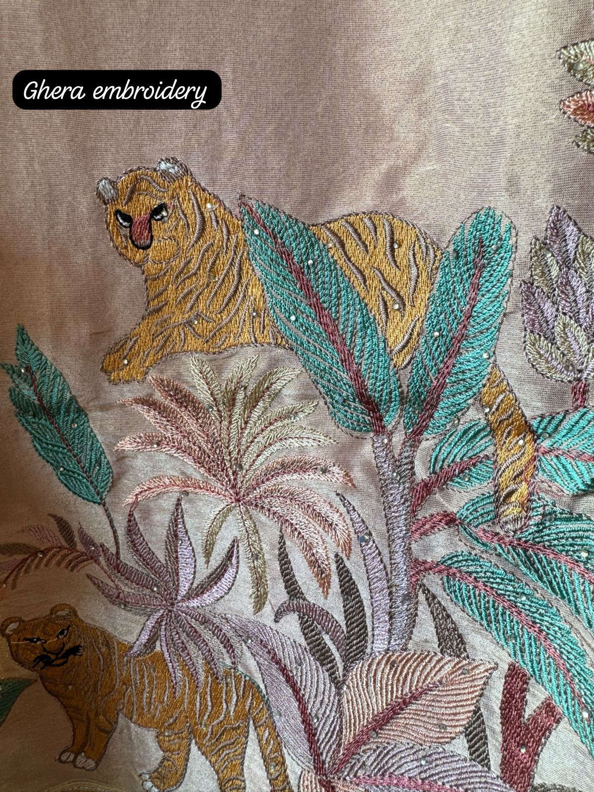 Shimmer tissue unstitched full size shirt