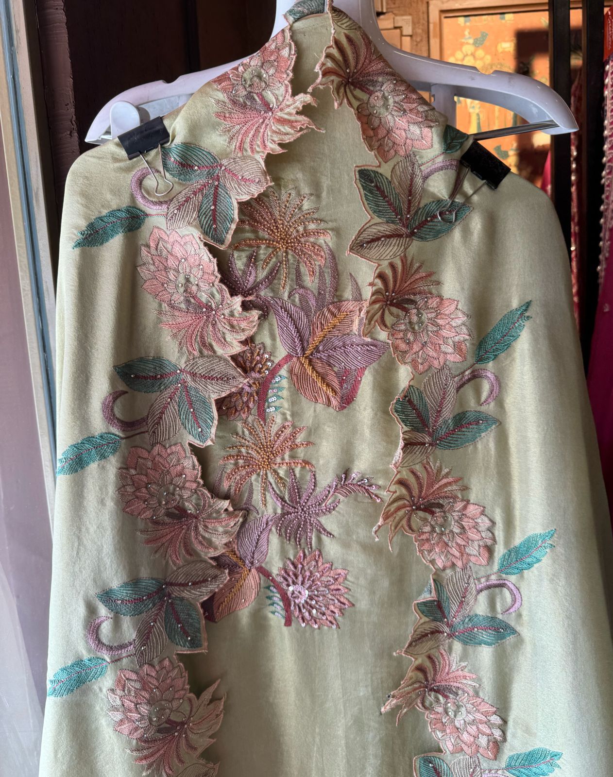 Shimmer tissue unstitched full size shirt