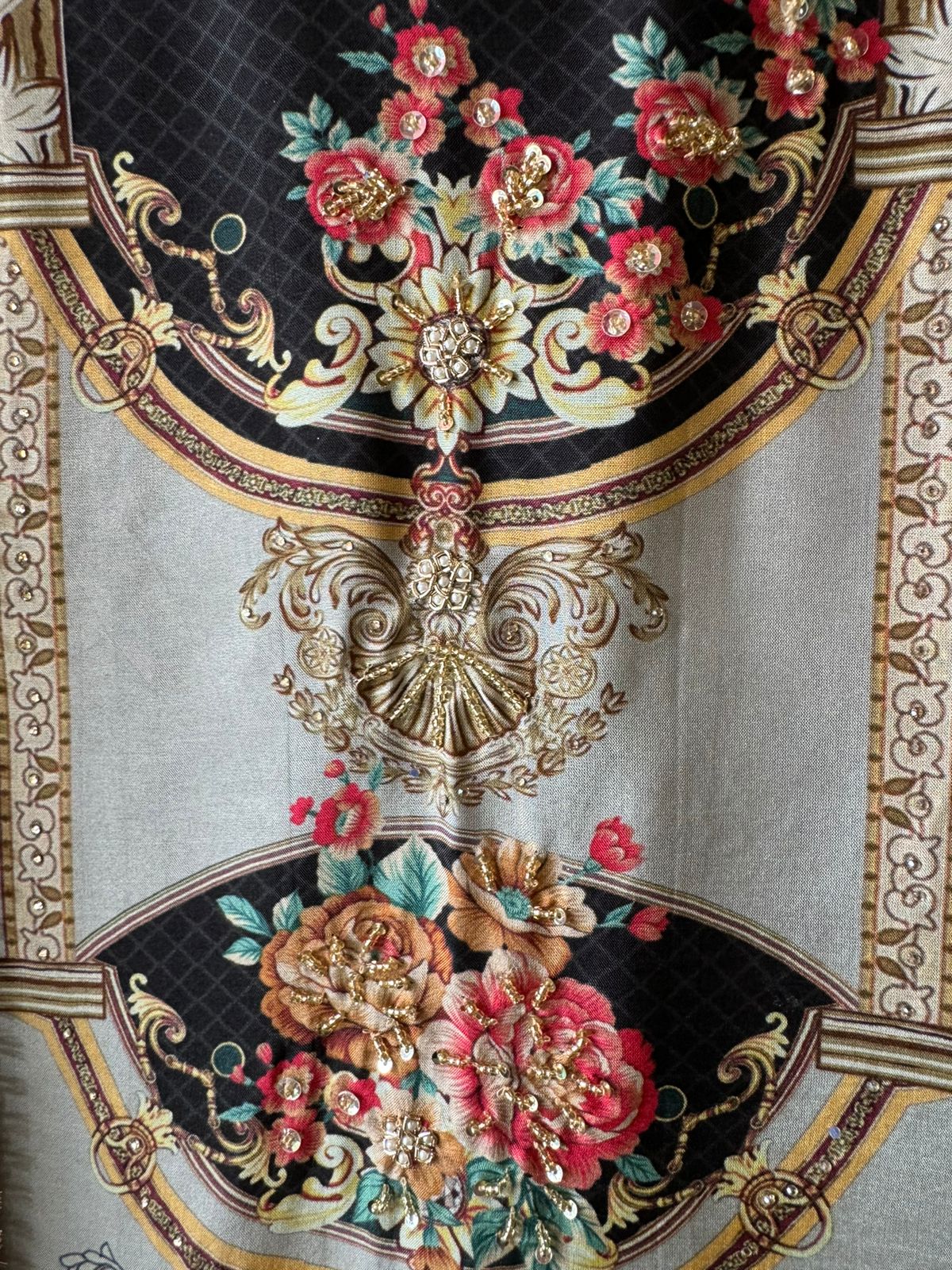 Pure Opada silk Unstitched suit