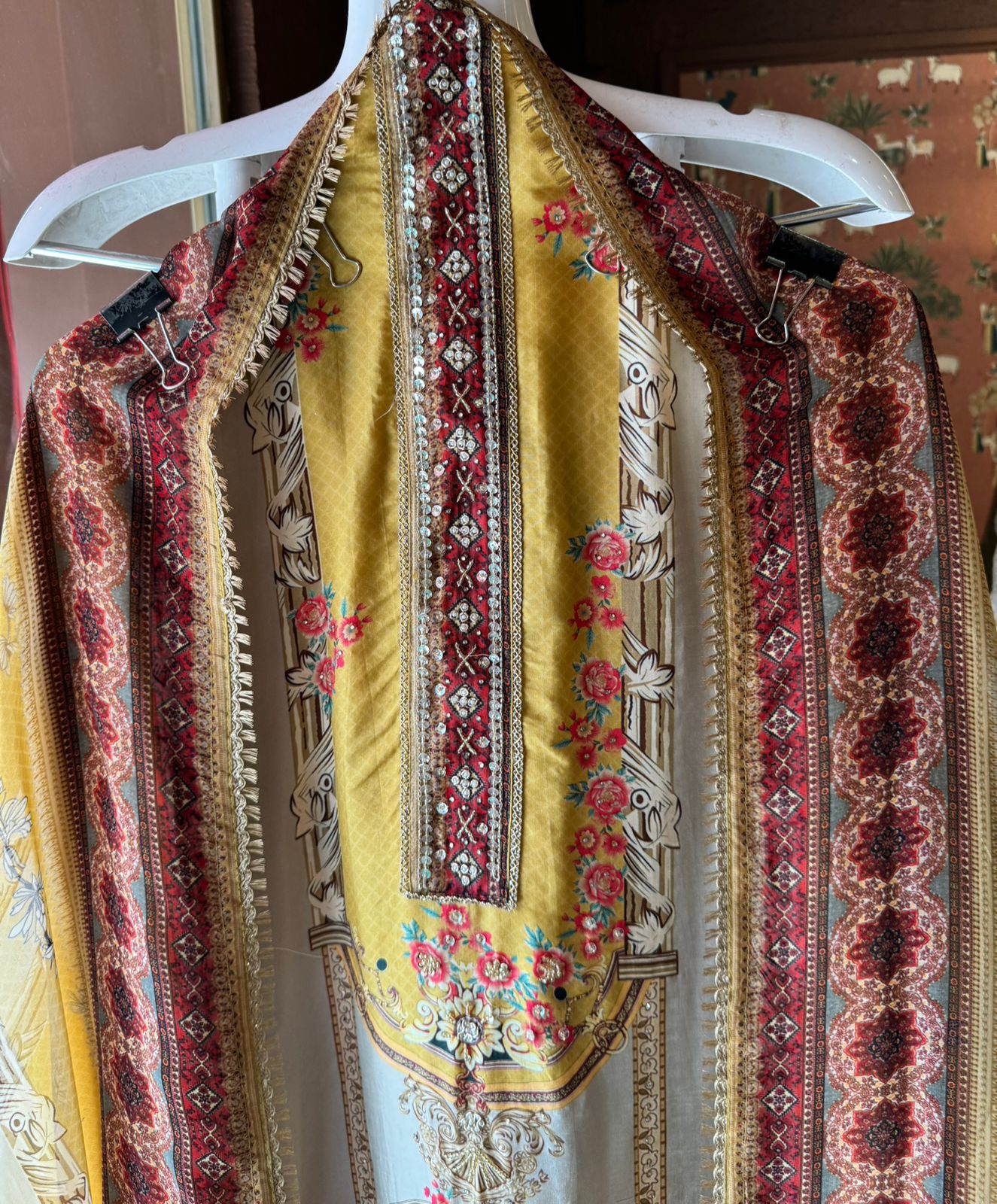 Pure Opada silk Unstitched suit