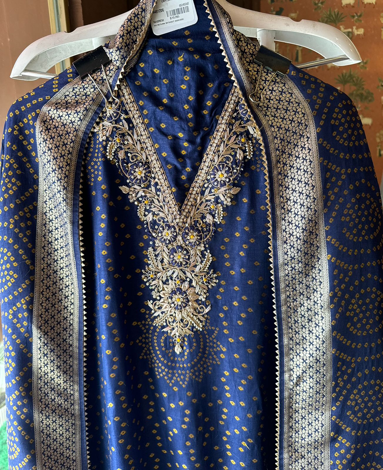 Pure Silk bandhani Printed Suit