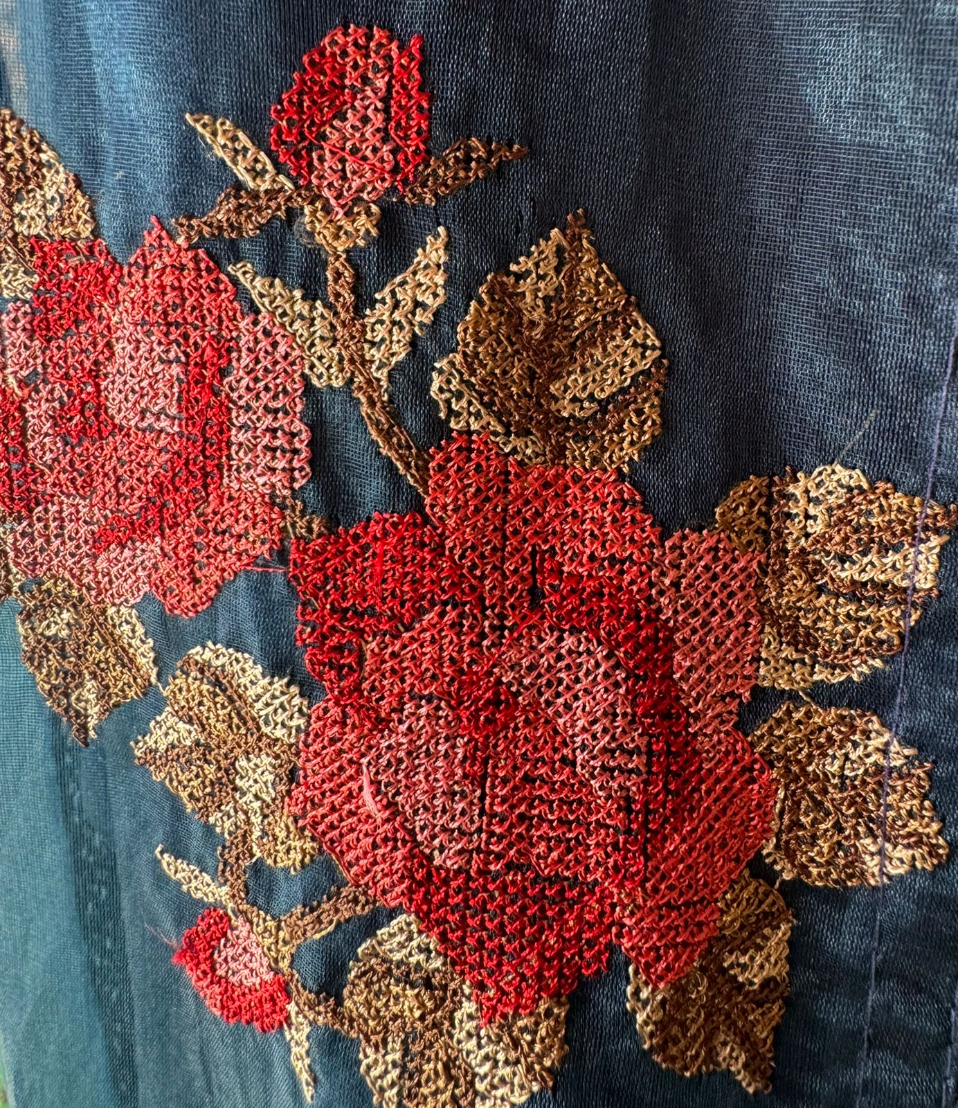 Pure cotton chanderi Unstitched kurta