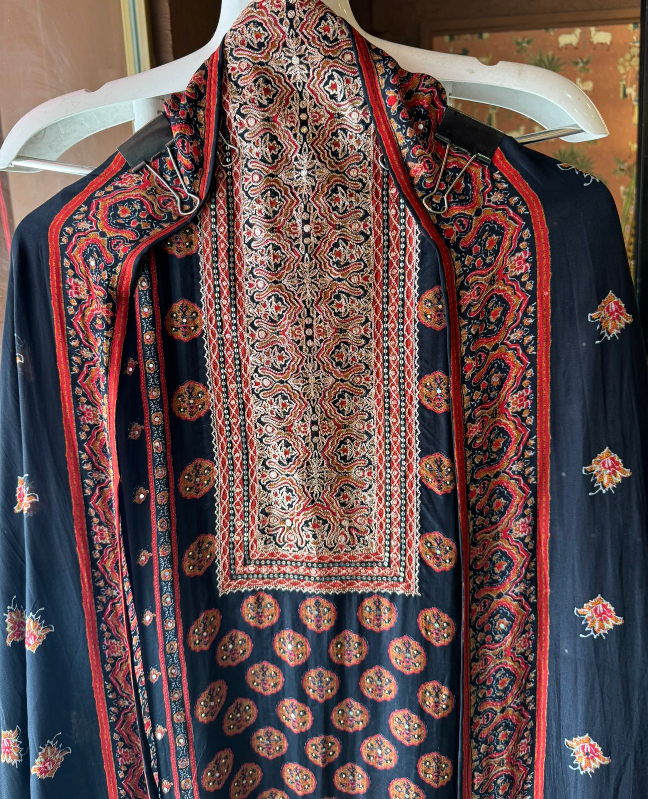 Pure Crepe Jaipuri printed shirt