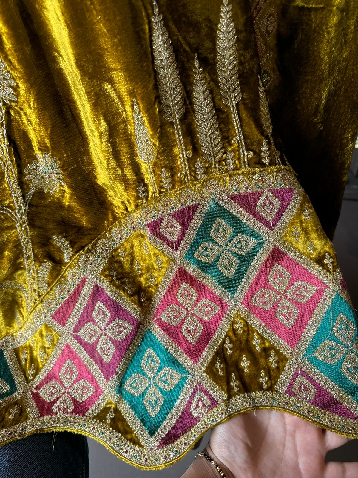 Pure micro velvet Unstitched suits