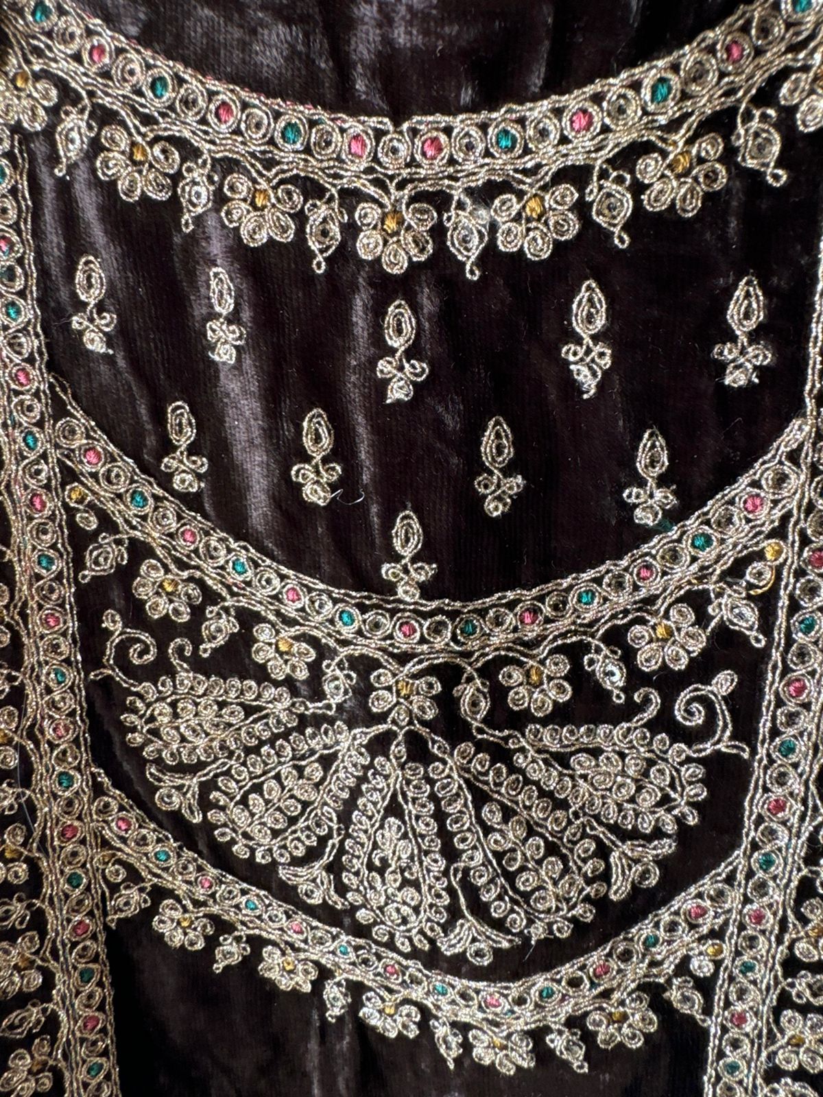 Pure micro velvet Unstitched suits