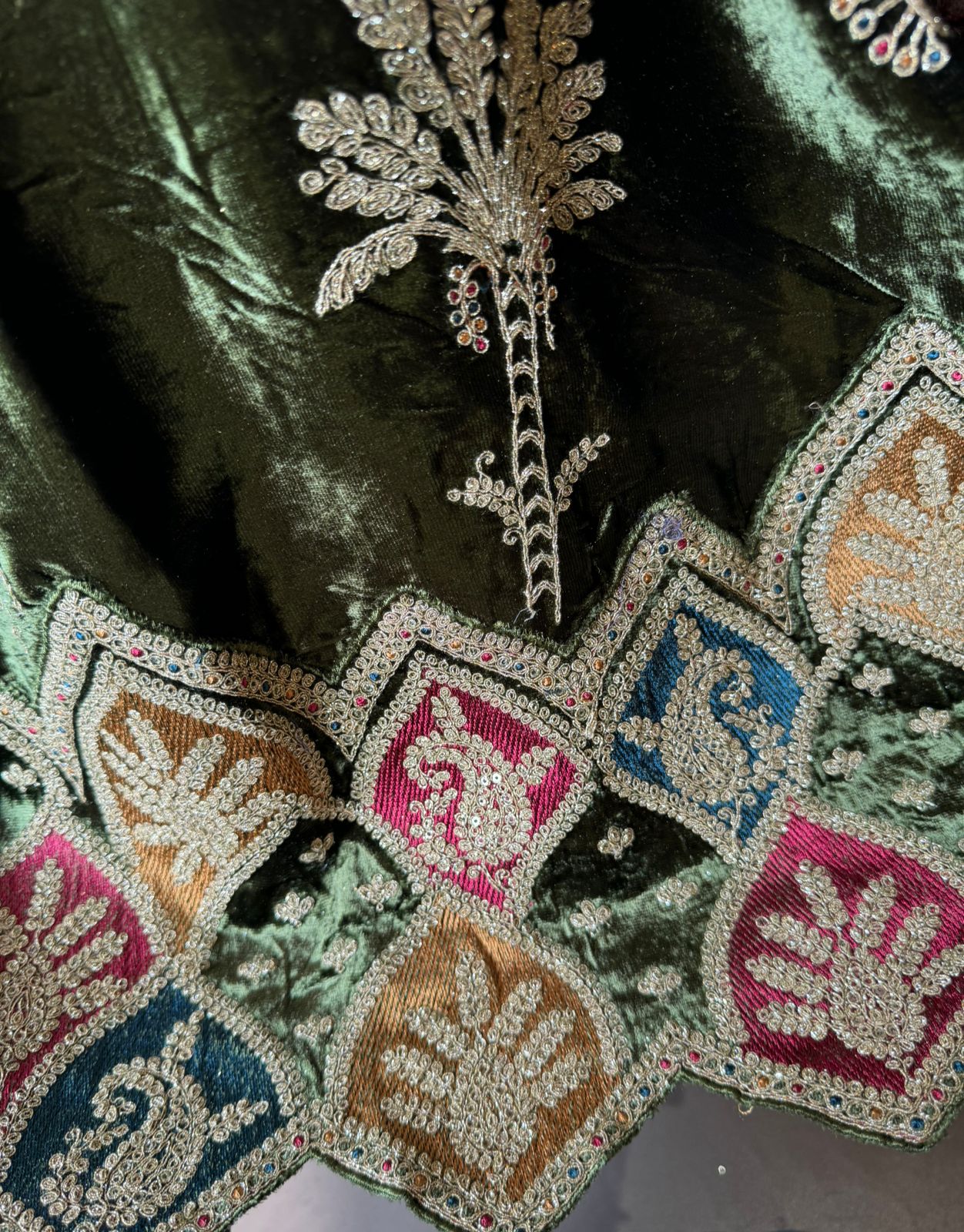 Pure micro velvet Unstitched suits