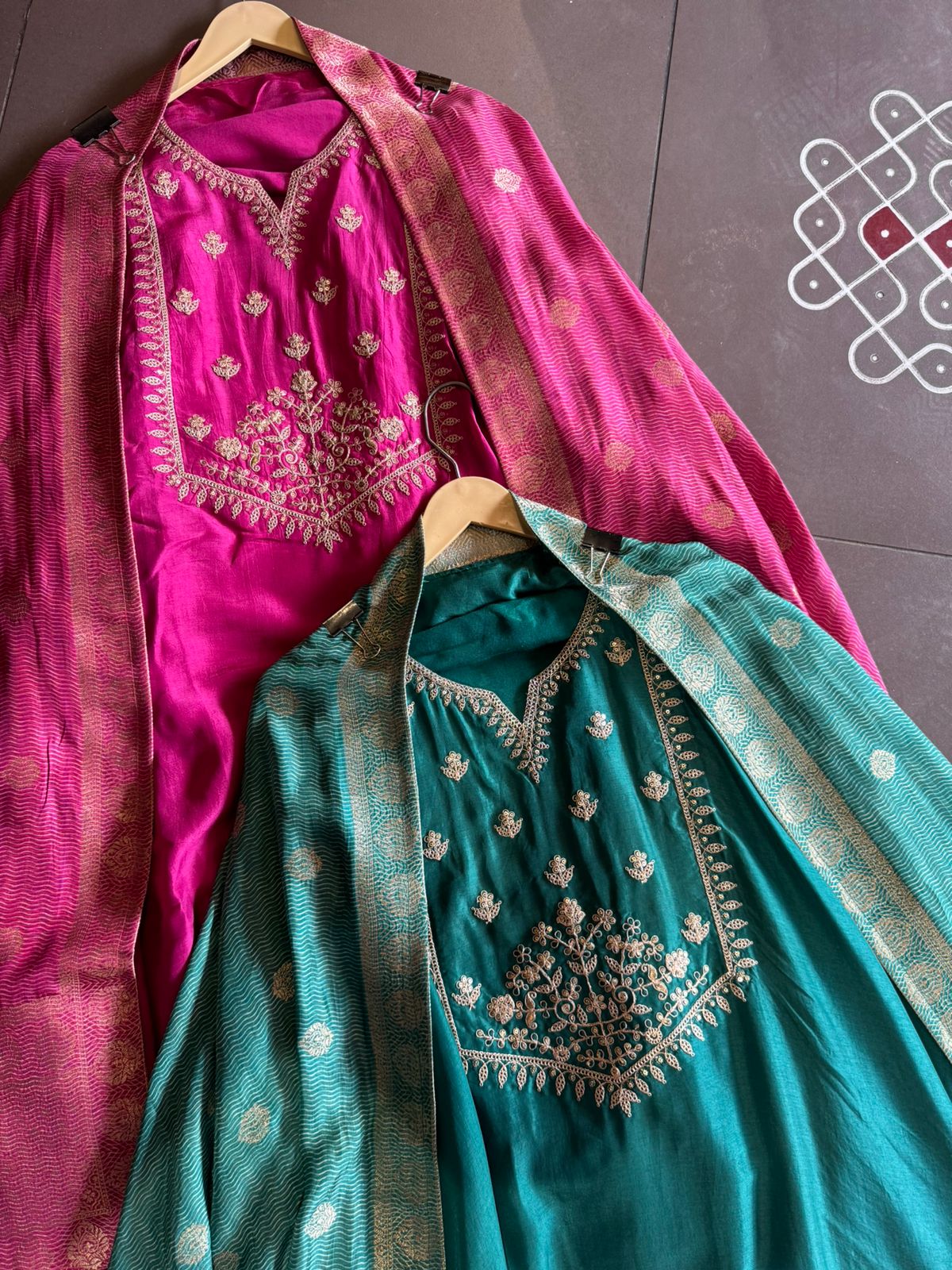 Russian silk unstitched shirt