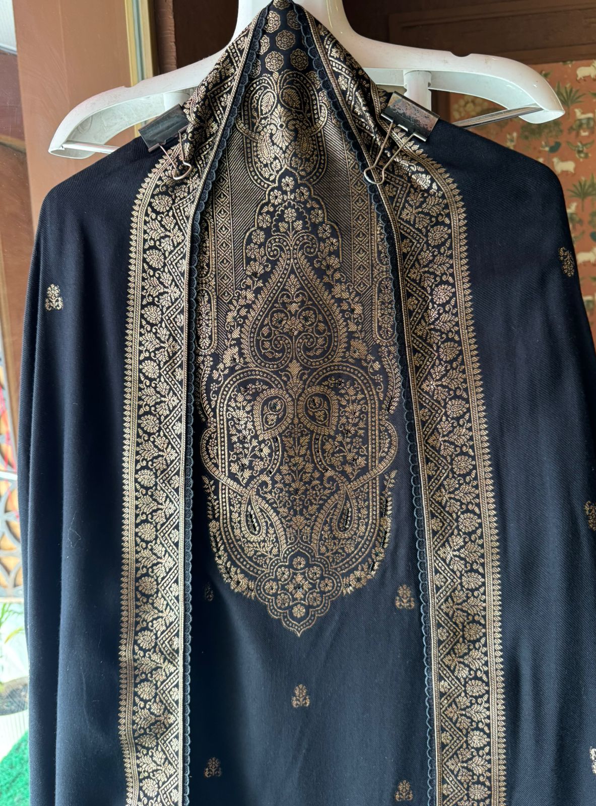 Pure Pashmina silk Unstitched Shirt