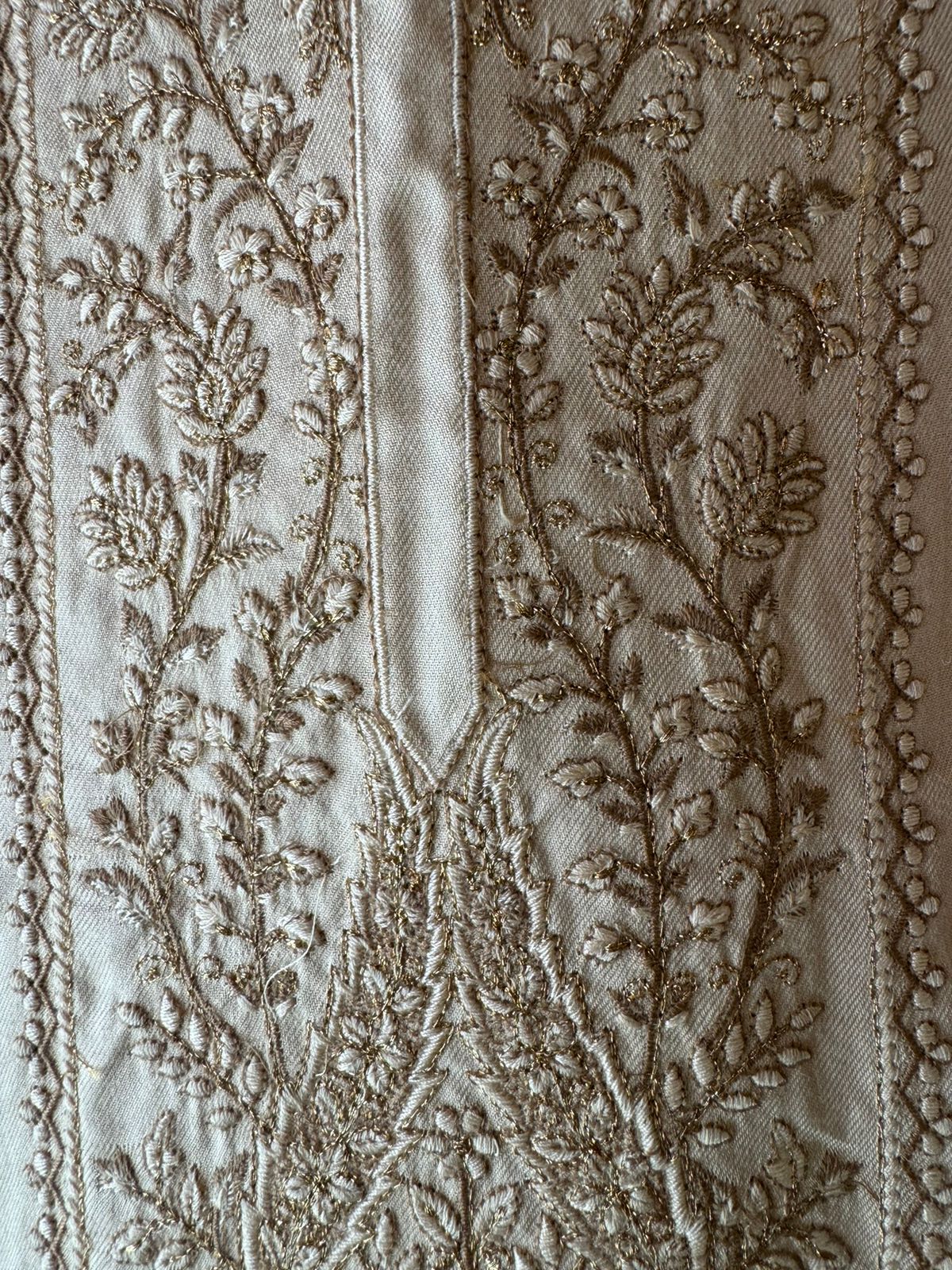 Pure pashmina Silk Unstitched kurta