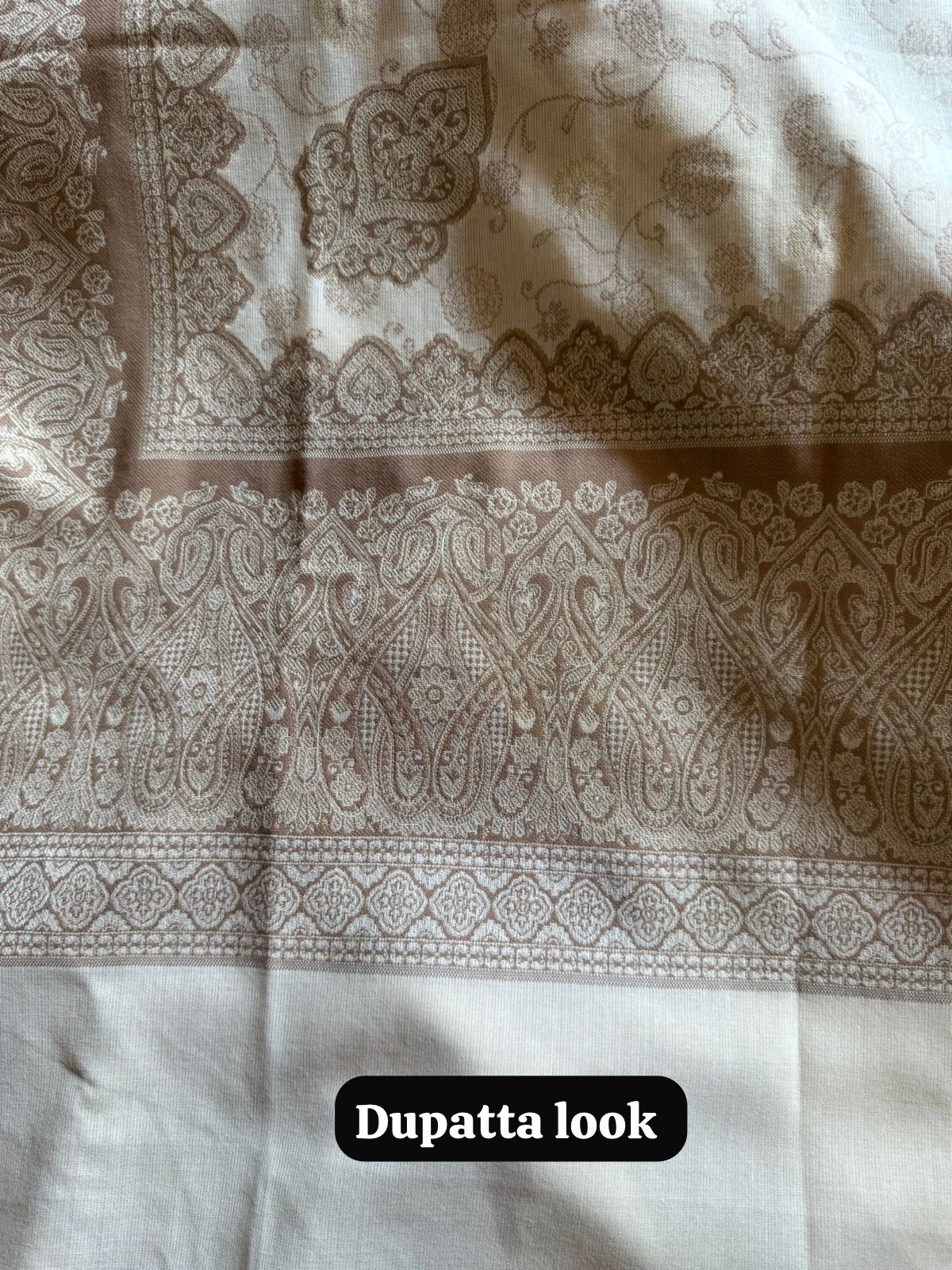 Pure pashmina Silk Unstitched kurta