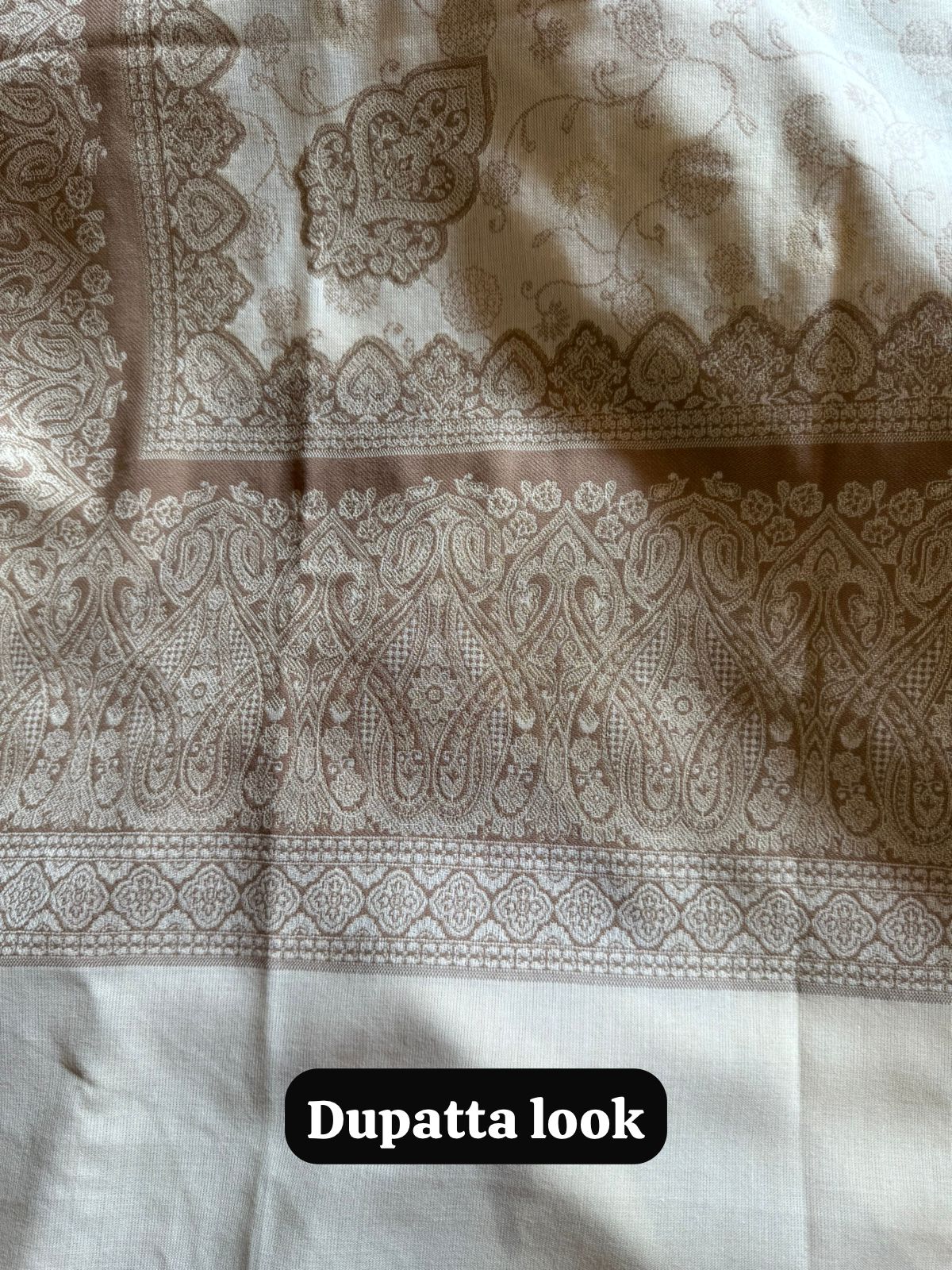 Pure pashmina Silk Unstitched kurta