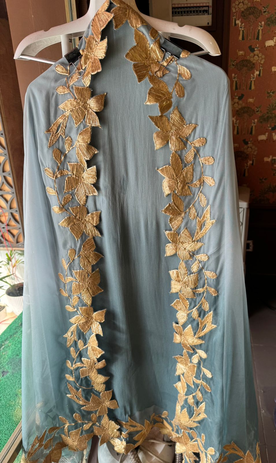 Pure Georgette unstitched Kurta