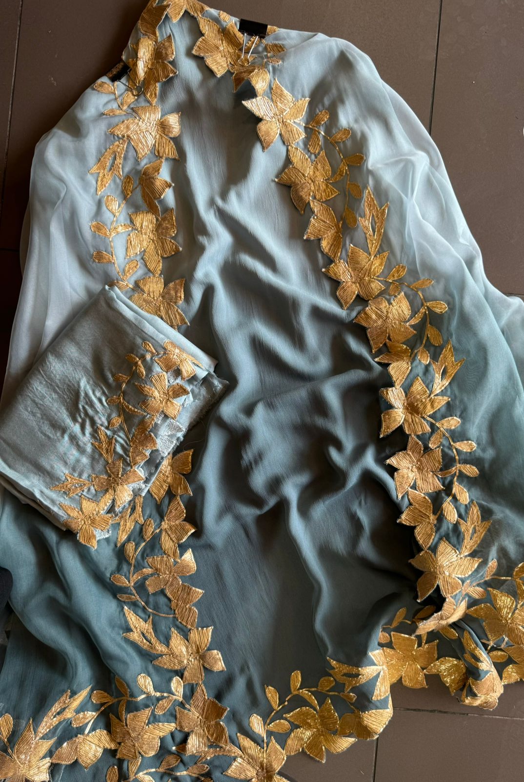 Pure Georgette unstitched Kurta