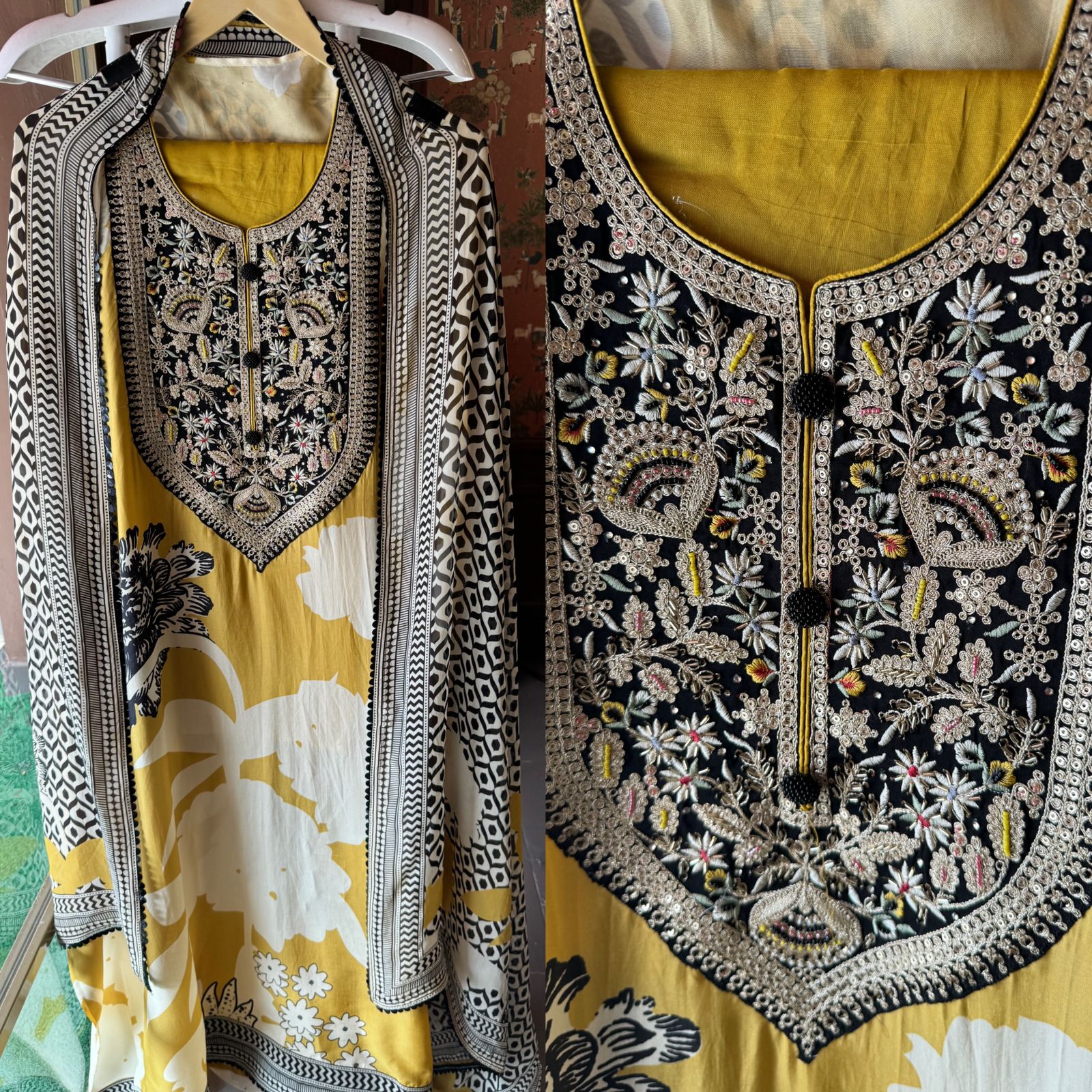 Pure Digital Printed Silk Shirt