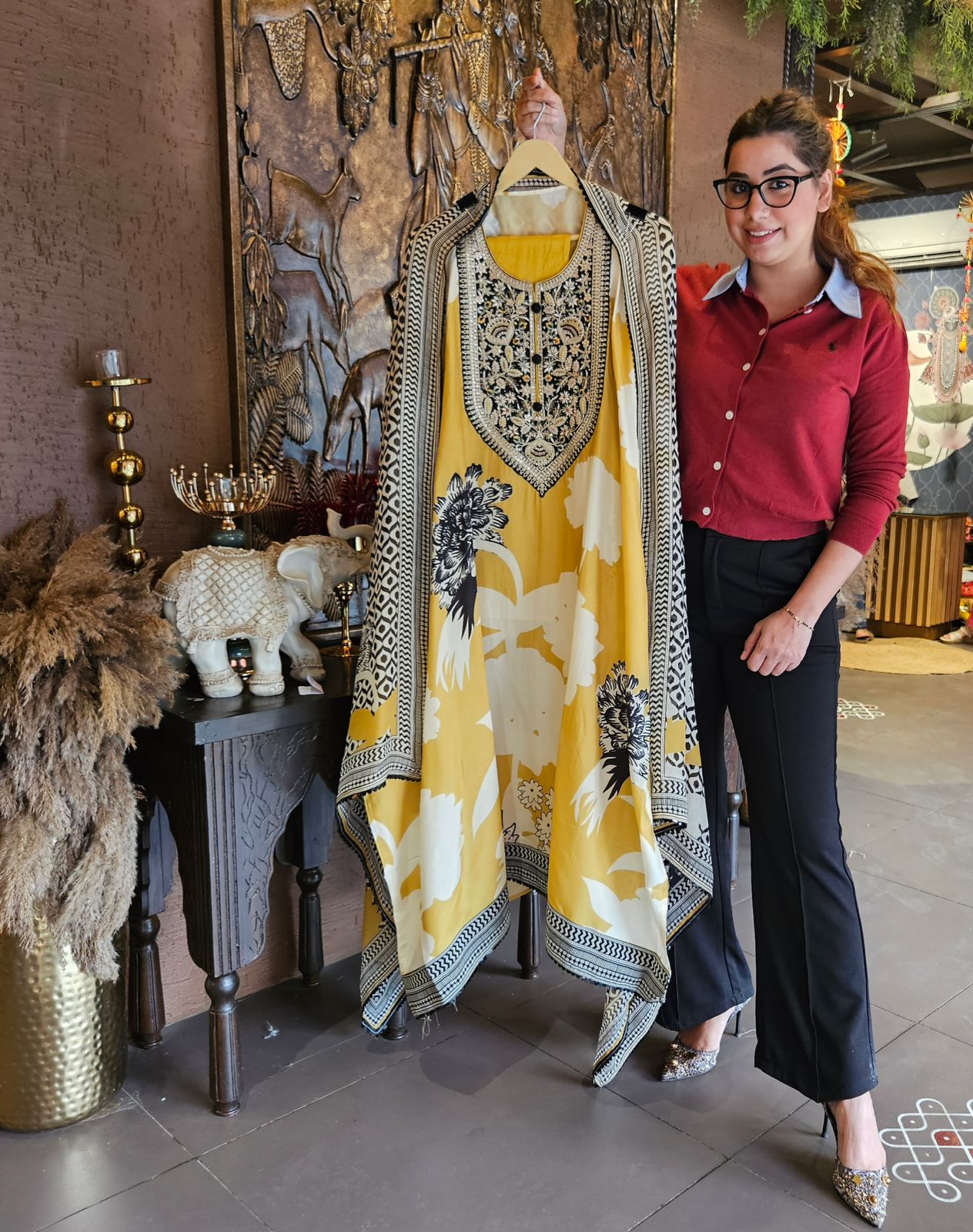 Pure Digital Printed Silk Shirt