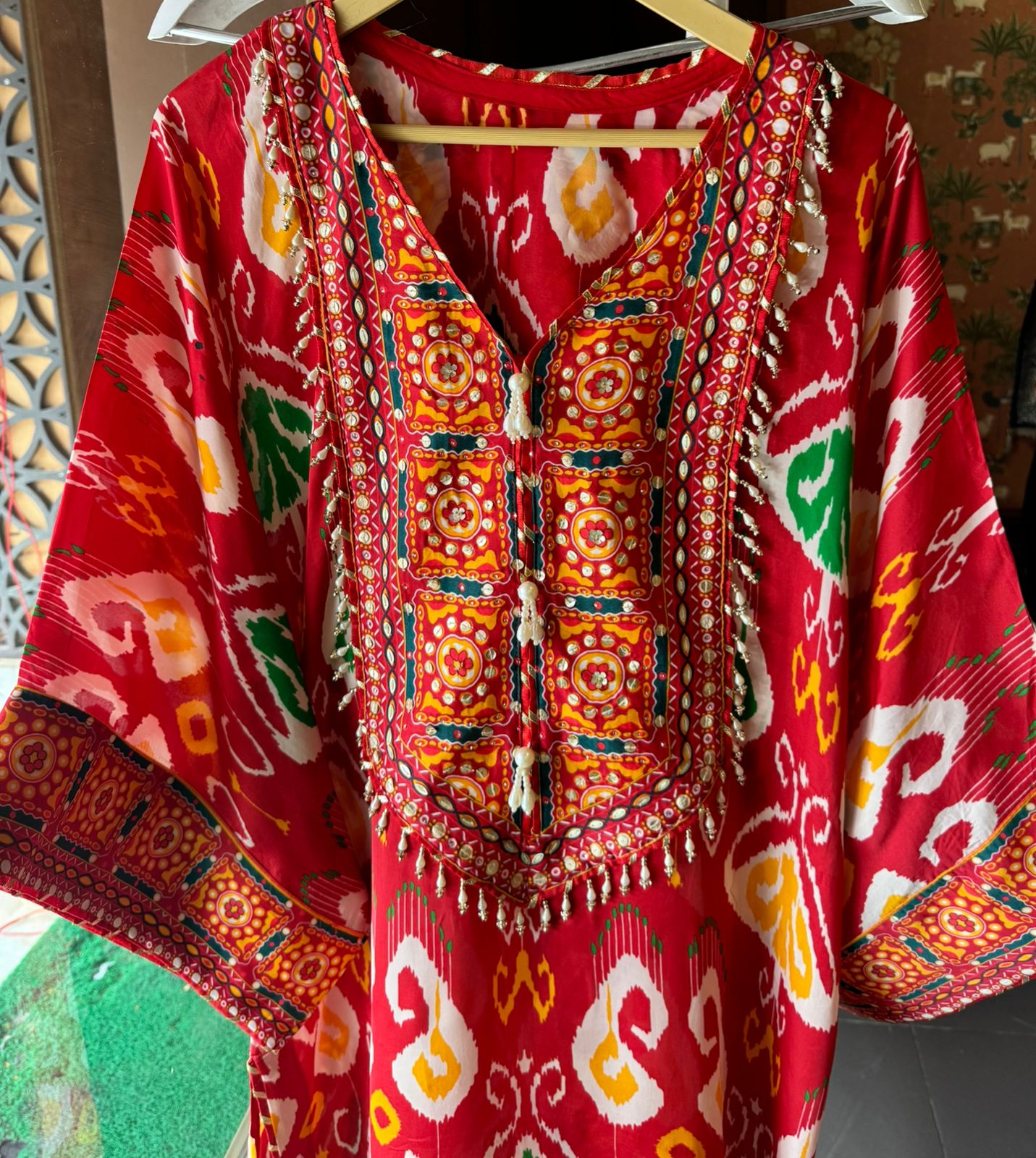 SHOP OUR NEW DESIGN IN STITCHED COLLECTION WITH IKKAT PRINT