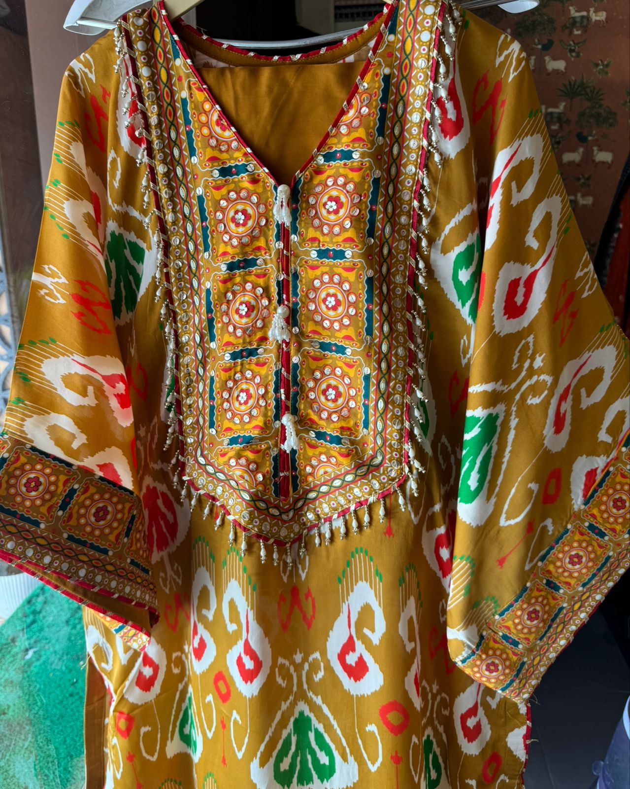 SHOP OUR NEW DESIGN IN STITCHED COLLECTION WITH IKKAT PRINT