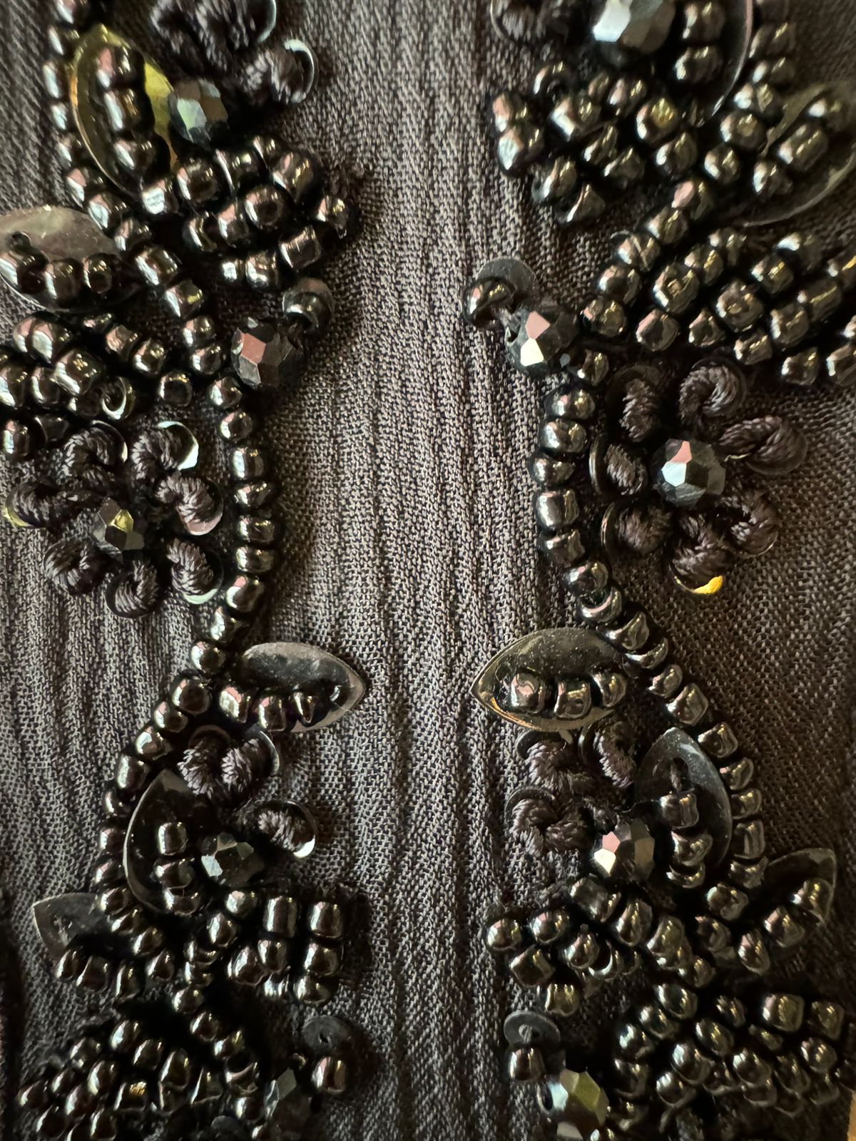 Pure crushed glass tissue shirt