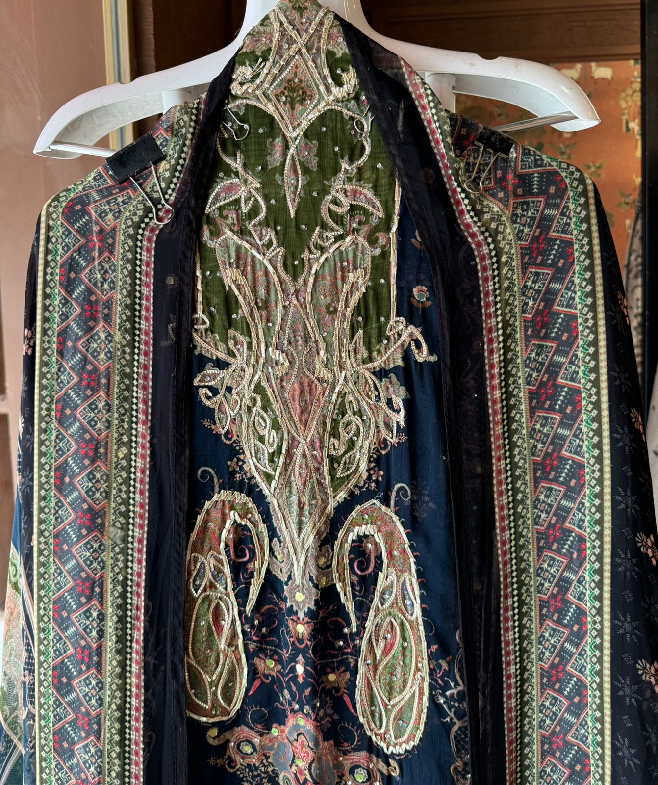 Soft organza Pakistani digital printed semi stitched shirt