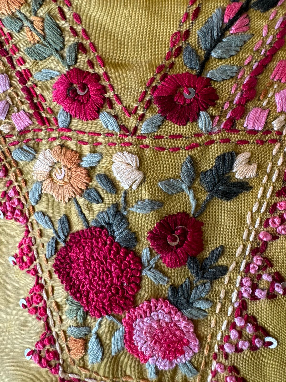 Shimmer silk muslin kurta