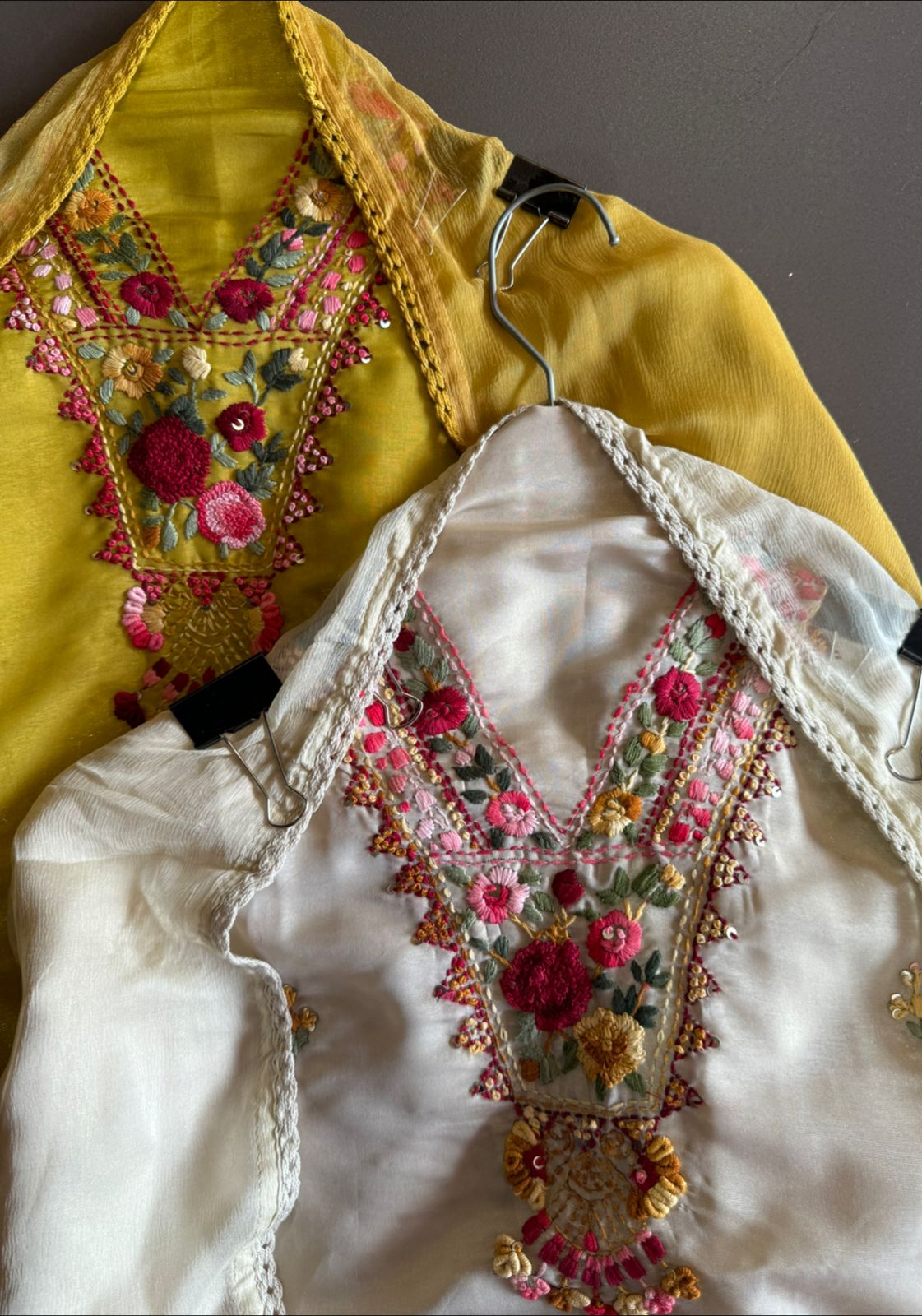 Shimmer silk muslin kurta