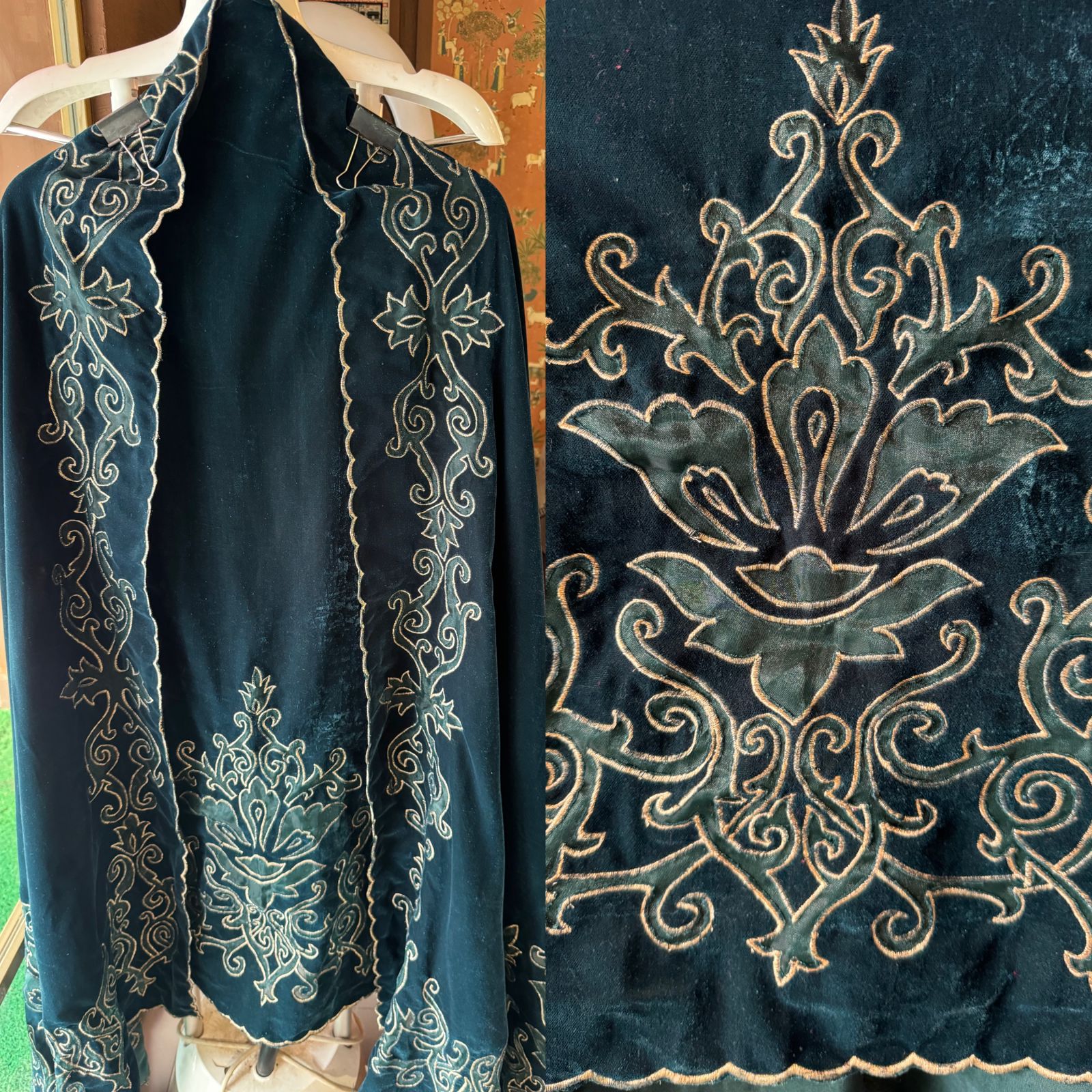 Shop our new velvet Applique work designs