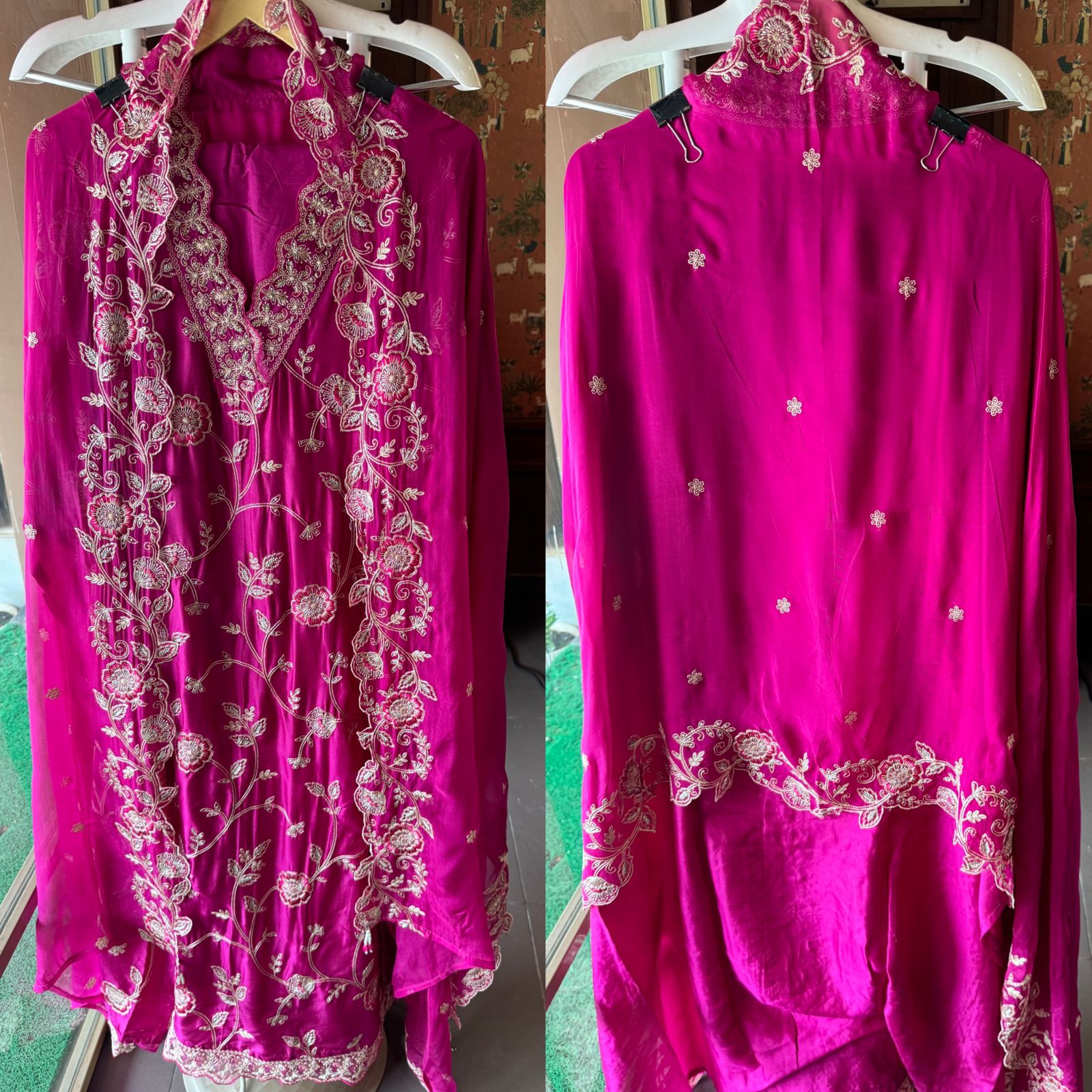 Show our new embroidered Silk Collection