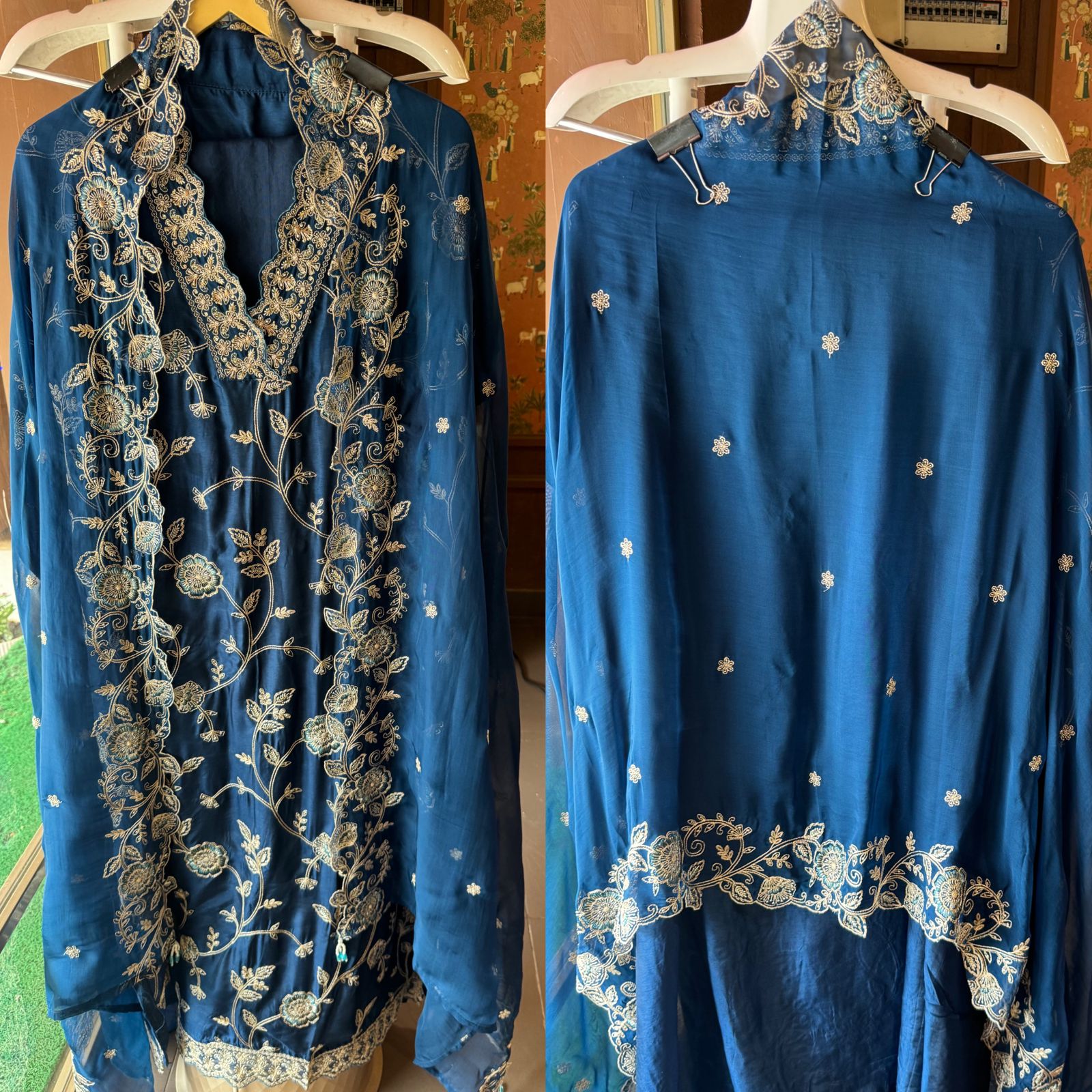 Show our new embroidered Silk Collection