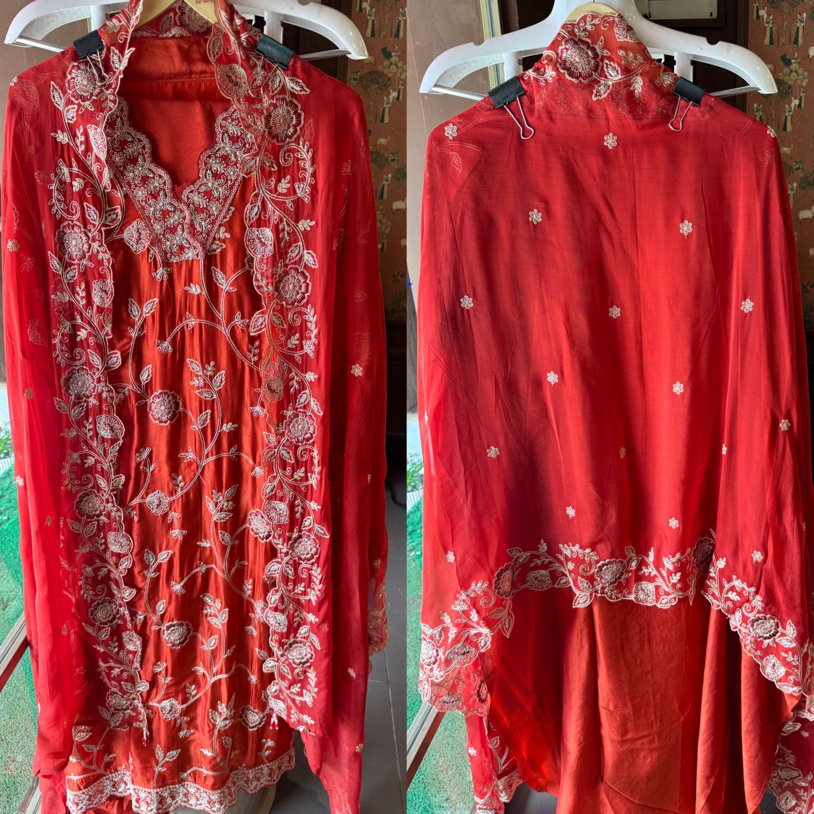 Show our new embroidered Silk Collection