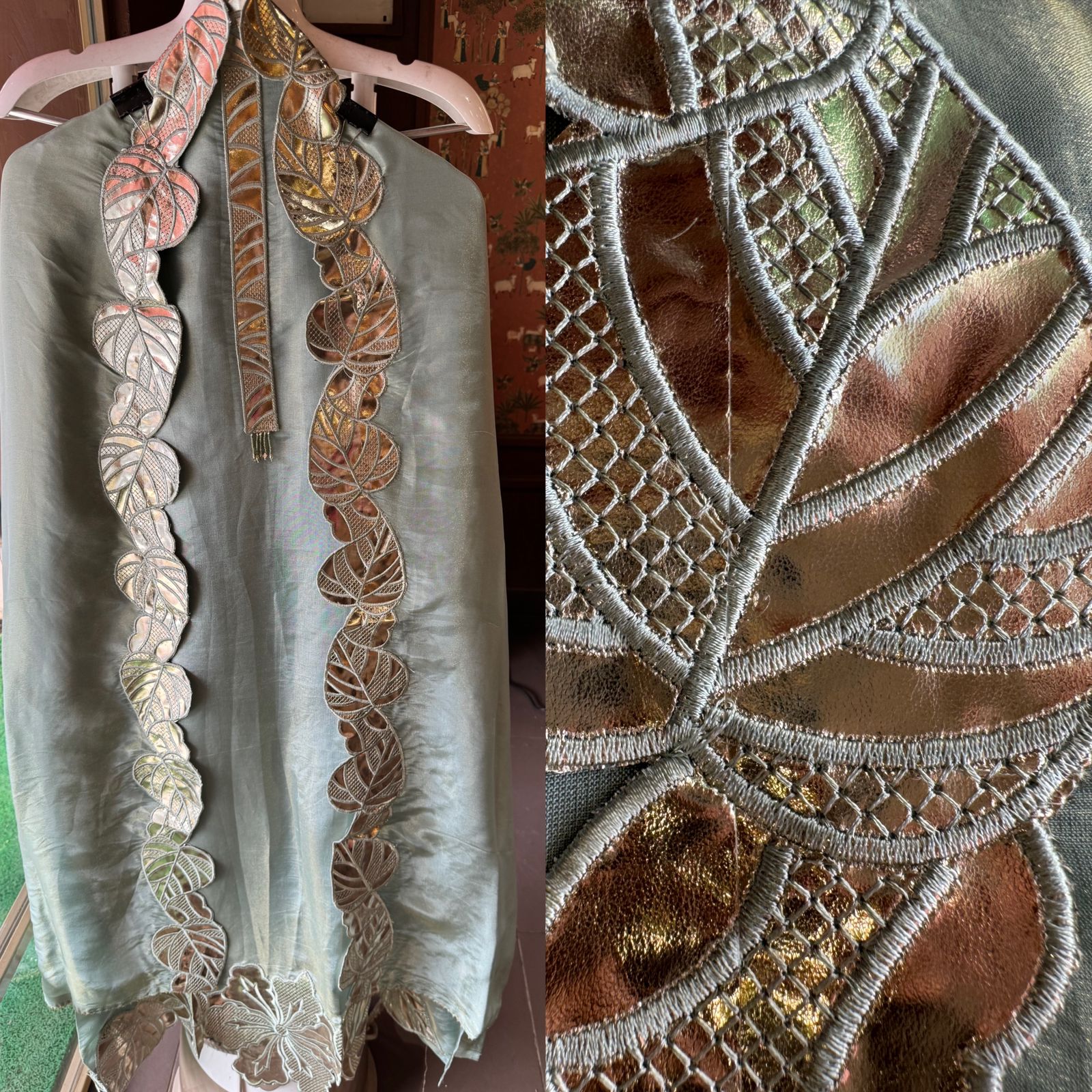 Soft tissue unstitched full size shirt