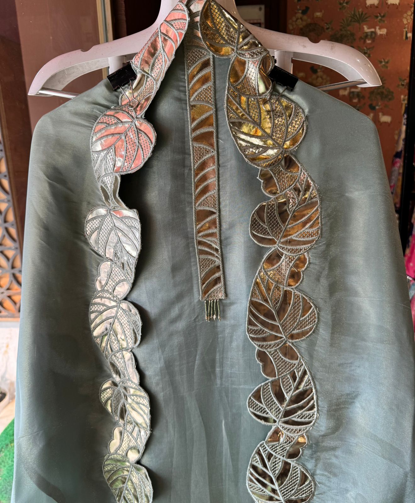 Soft tissue unstitched full size shirt