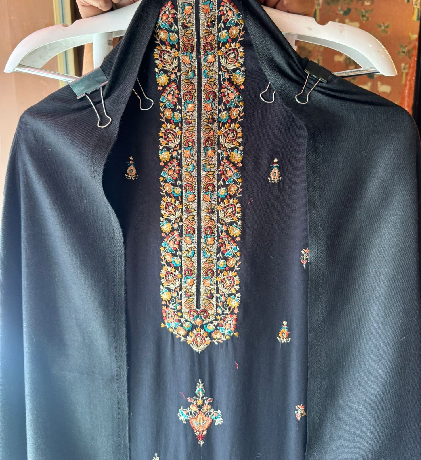 Pashmina unstitched kurta